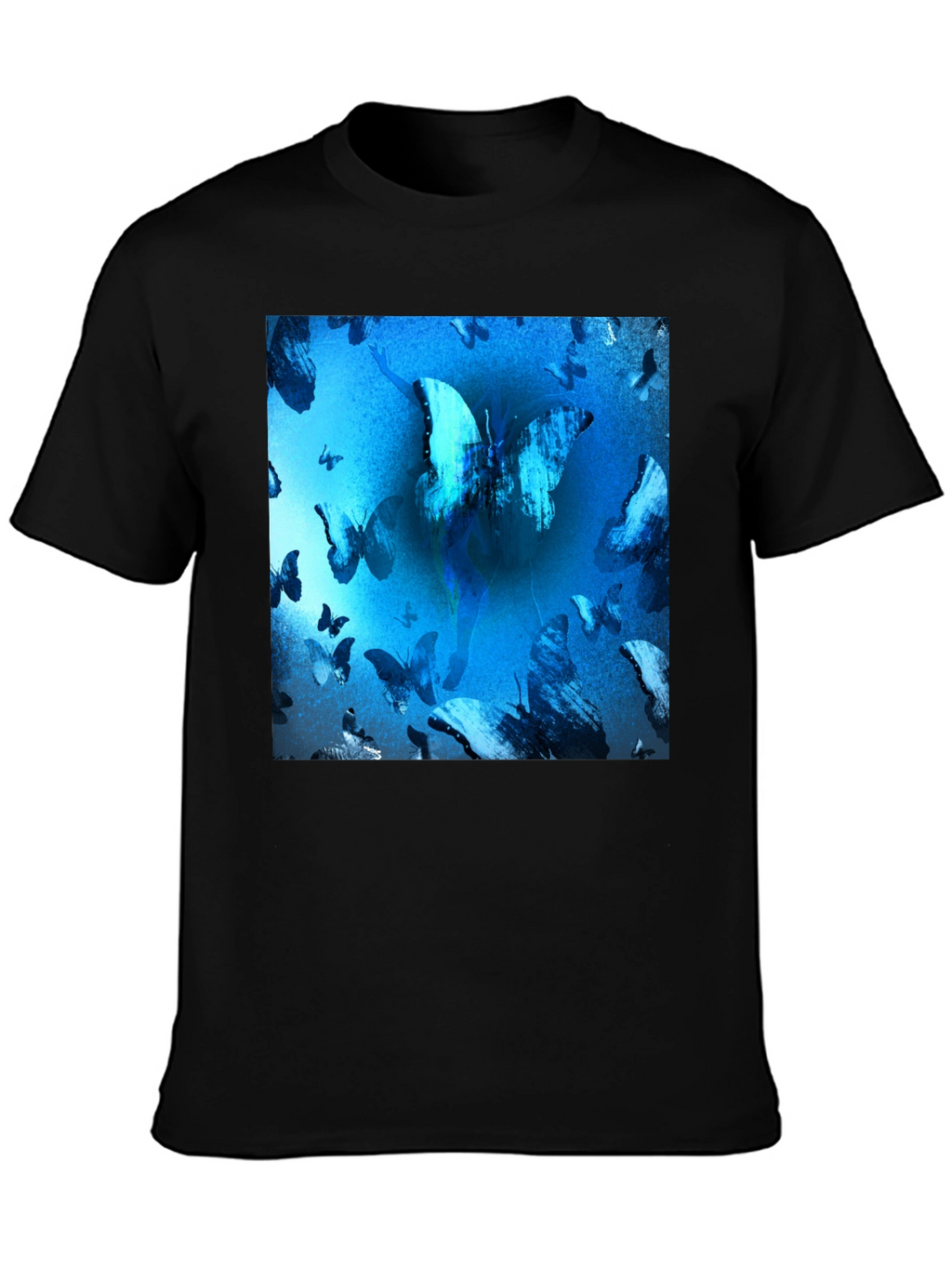 Butterfly Blue T-Shirt Graphic Tee