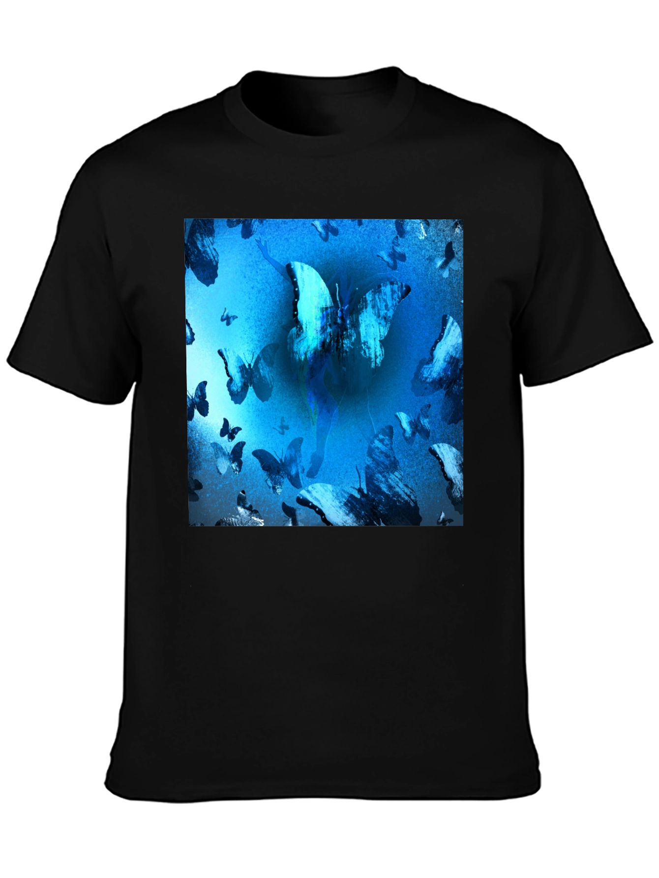 Butterfly Blue T-Shirt Graphic Tee