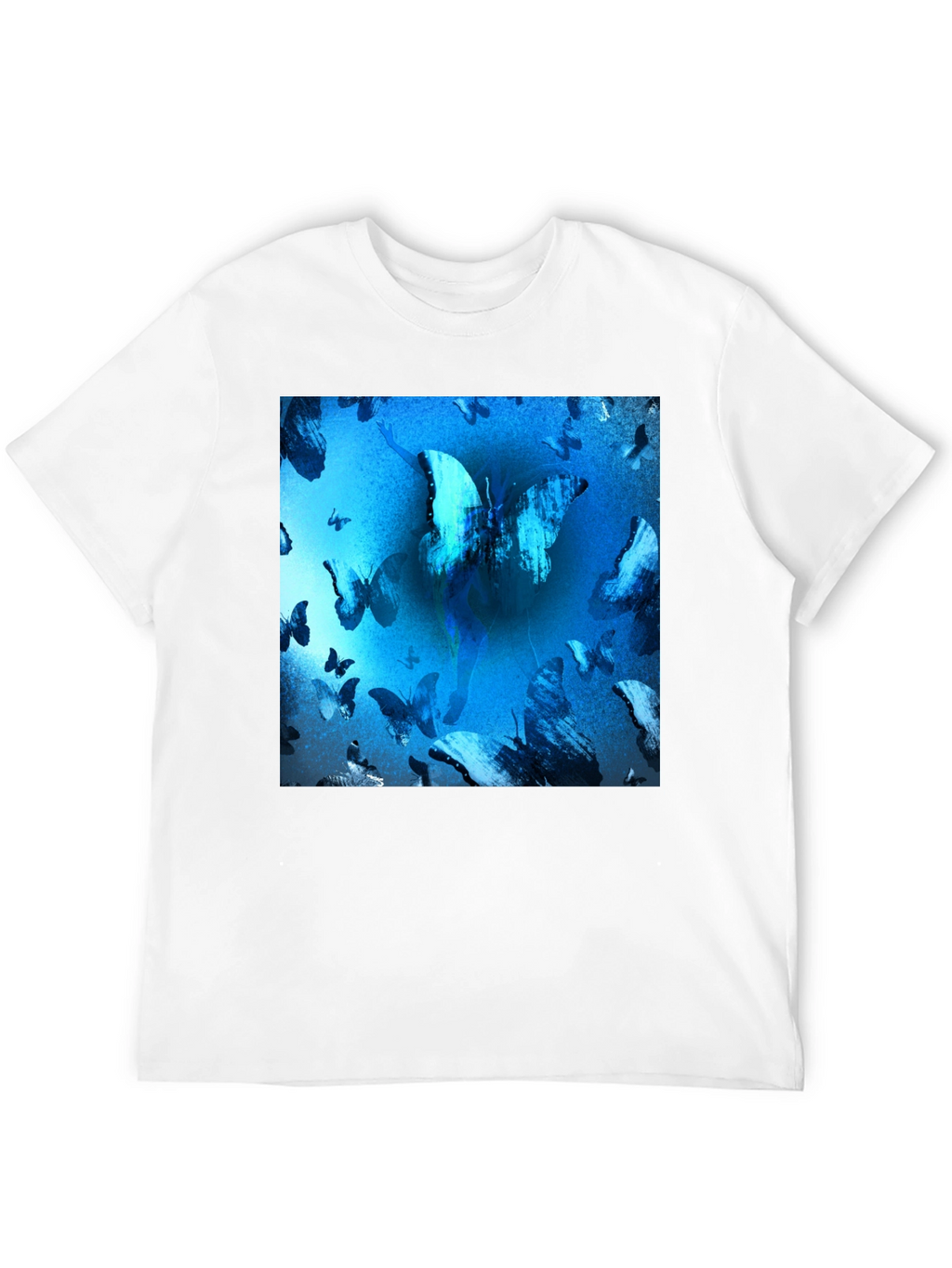 Butterfly Blue T-Shirt Graphic Tee