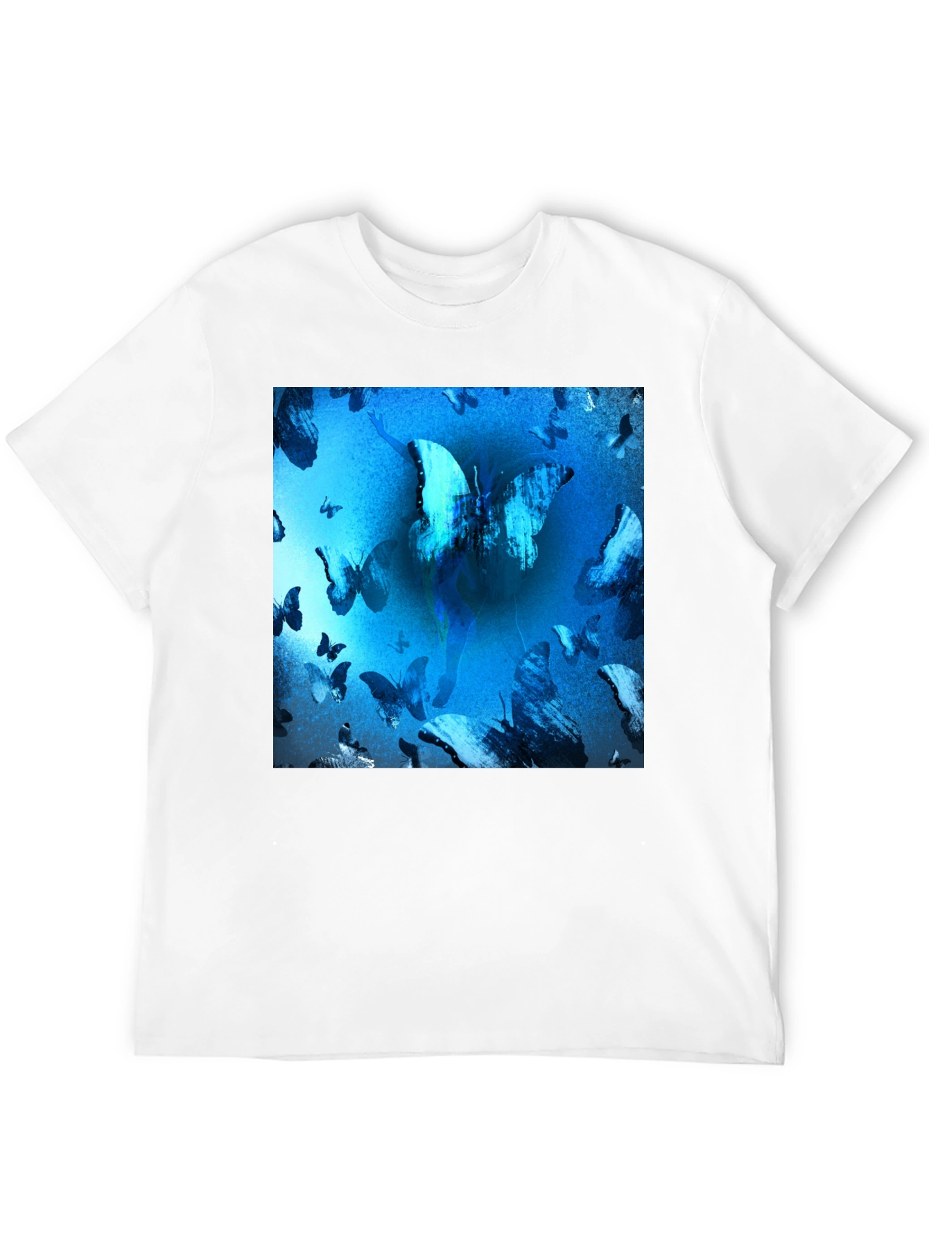 Butterfly Blue T-Shirt Graphic Tee