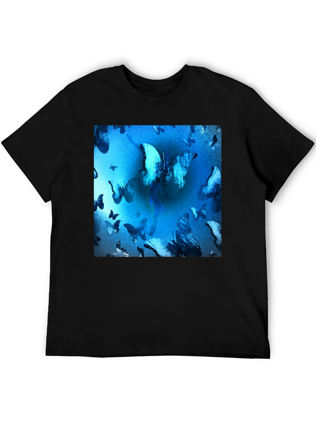 Butterfly Blue T-Shirt Graphic Tee