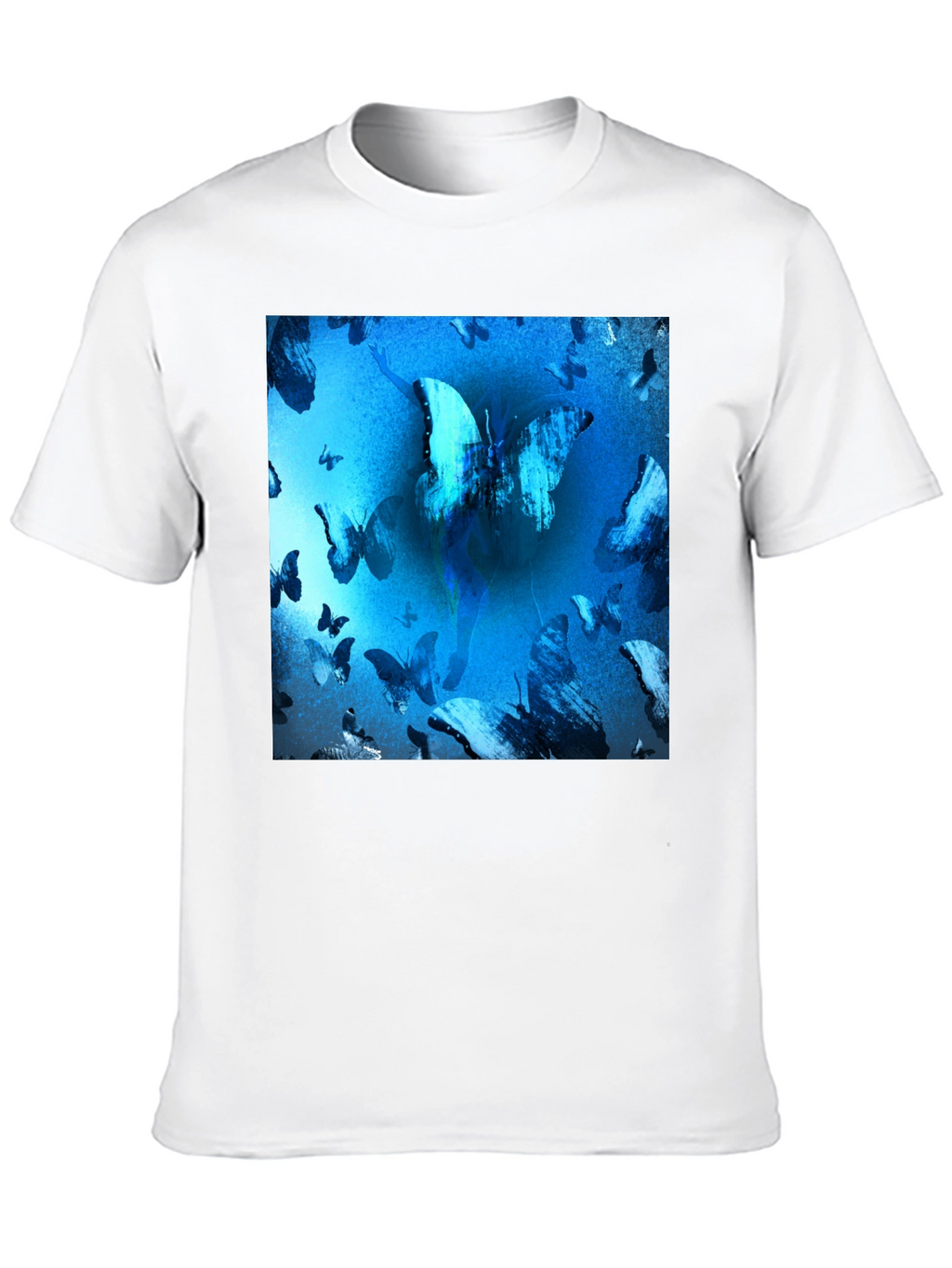 Butterfly Blue T-Shirt Graphic Tee