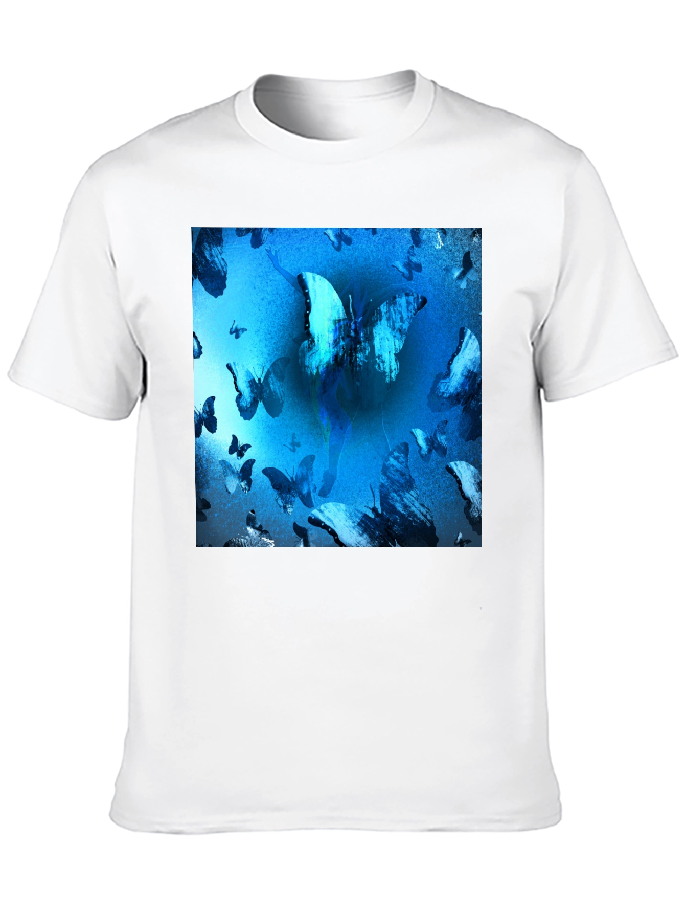 Butterfly Blue T-Shirt Graphic Tee
