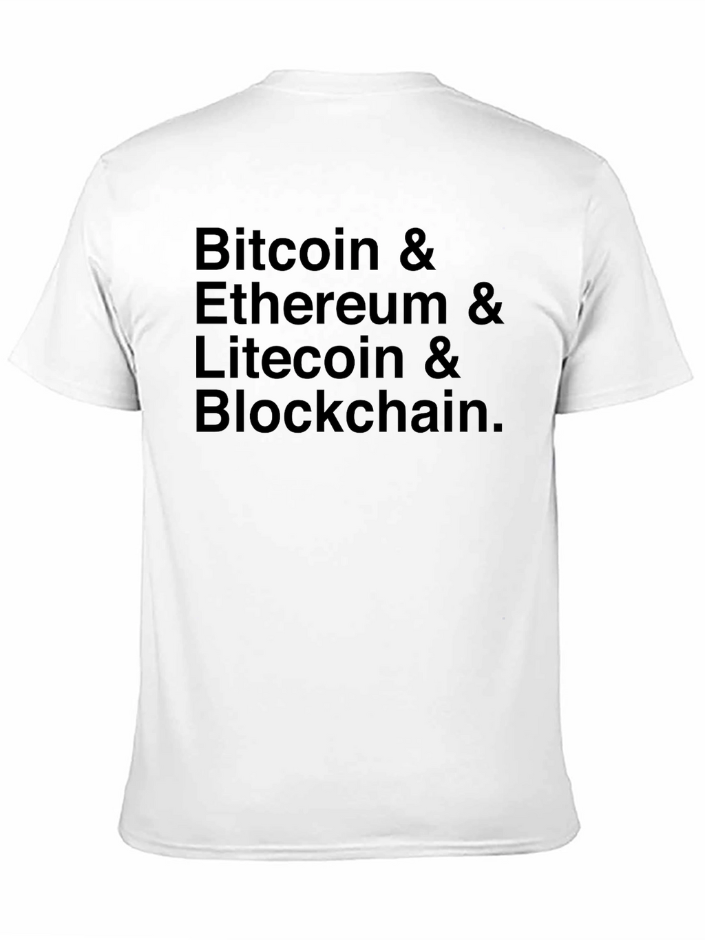 Crypto Enthusiast T-Shirt: Bitcoin Ethereum Litecoin Blockchain