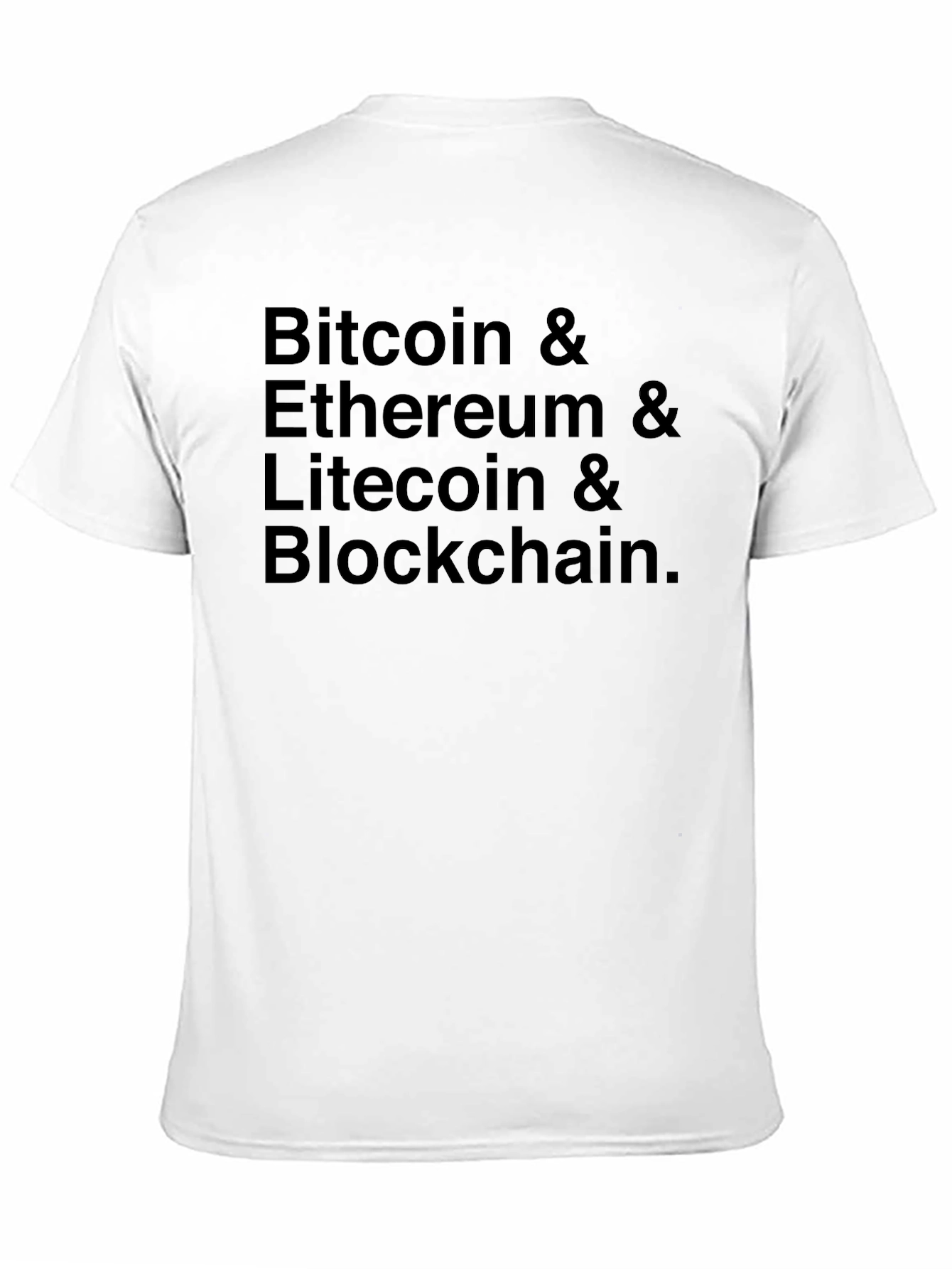 Crypto Enthusiast T-Shirt: Bitcoin Ethereum Litecoin Blockchain