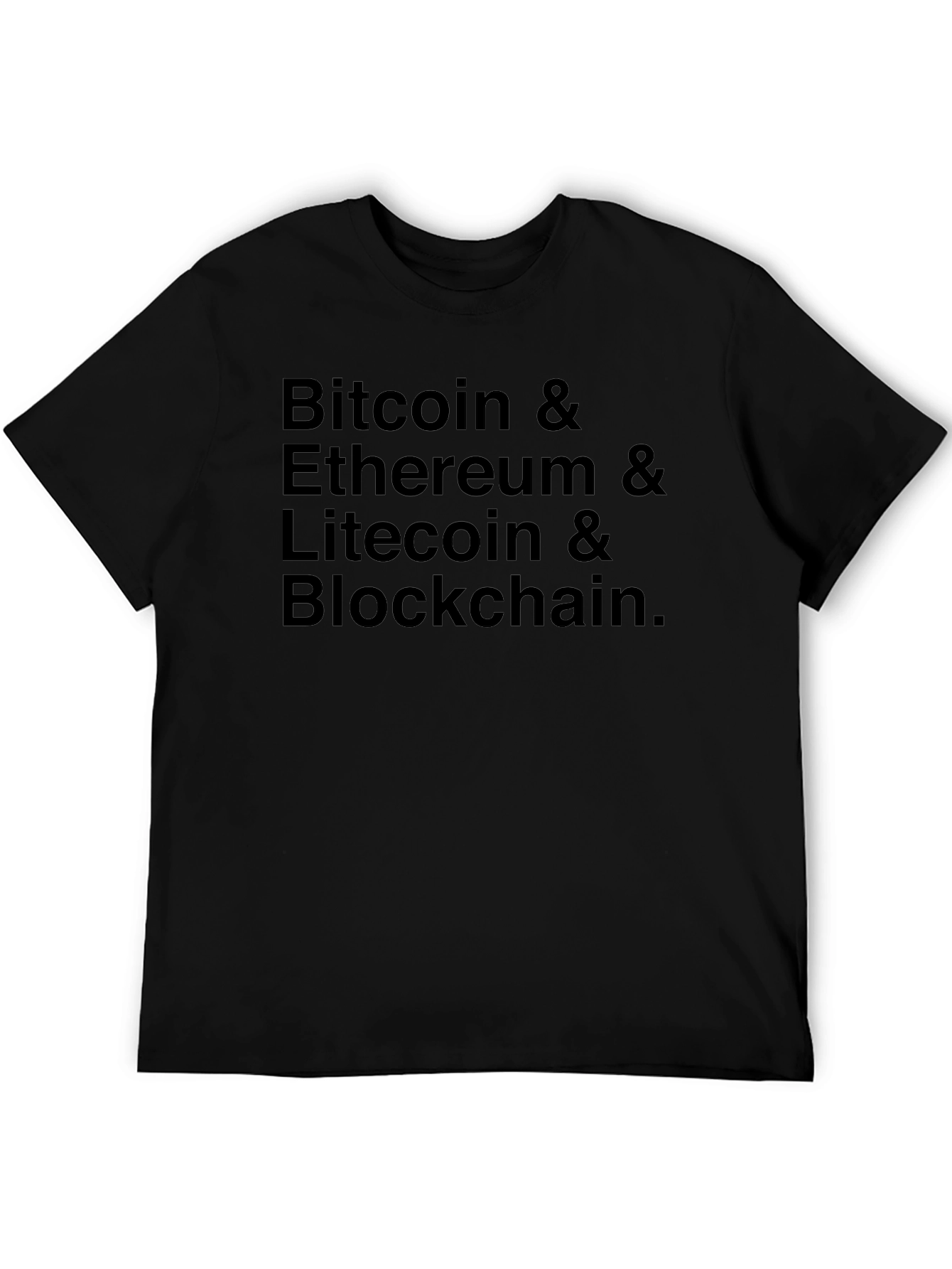 Crypto Enthusiast T-Shirt: Bitcoin Ethereum Litecoin Blockchain