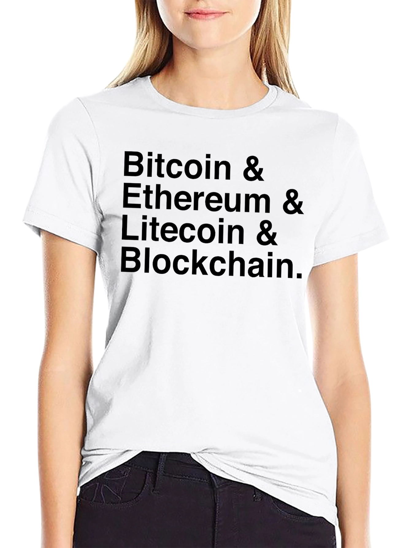 Crypto Enthusiast T-Shirt: Bitcoin Ethereum Litecoin Blockchain