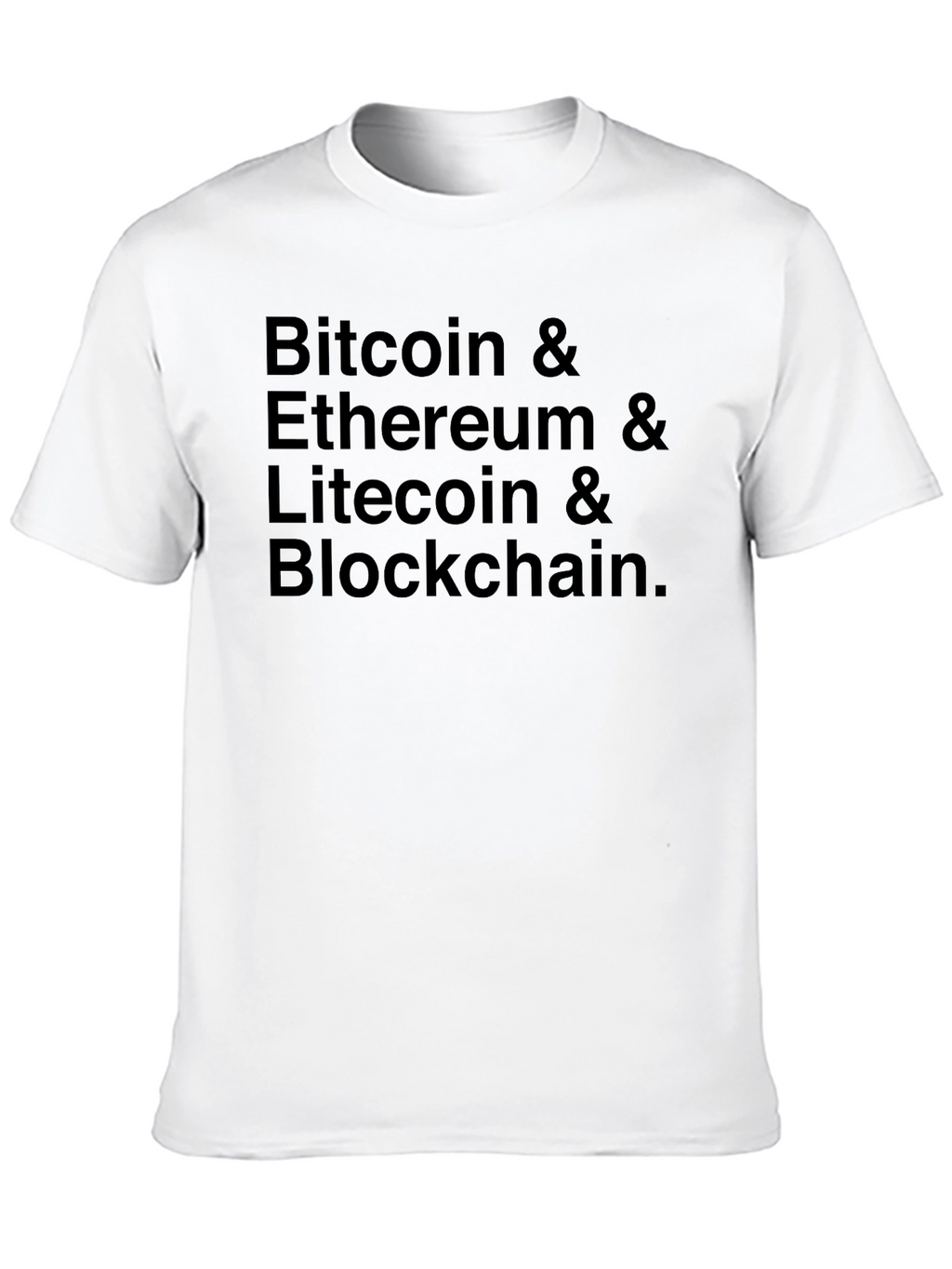 Crypto Enthusiast T-Shirt: Bitcoin Ethereum Litecoin Blockchain