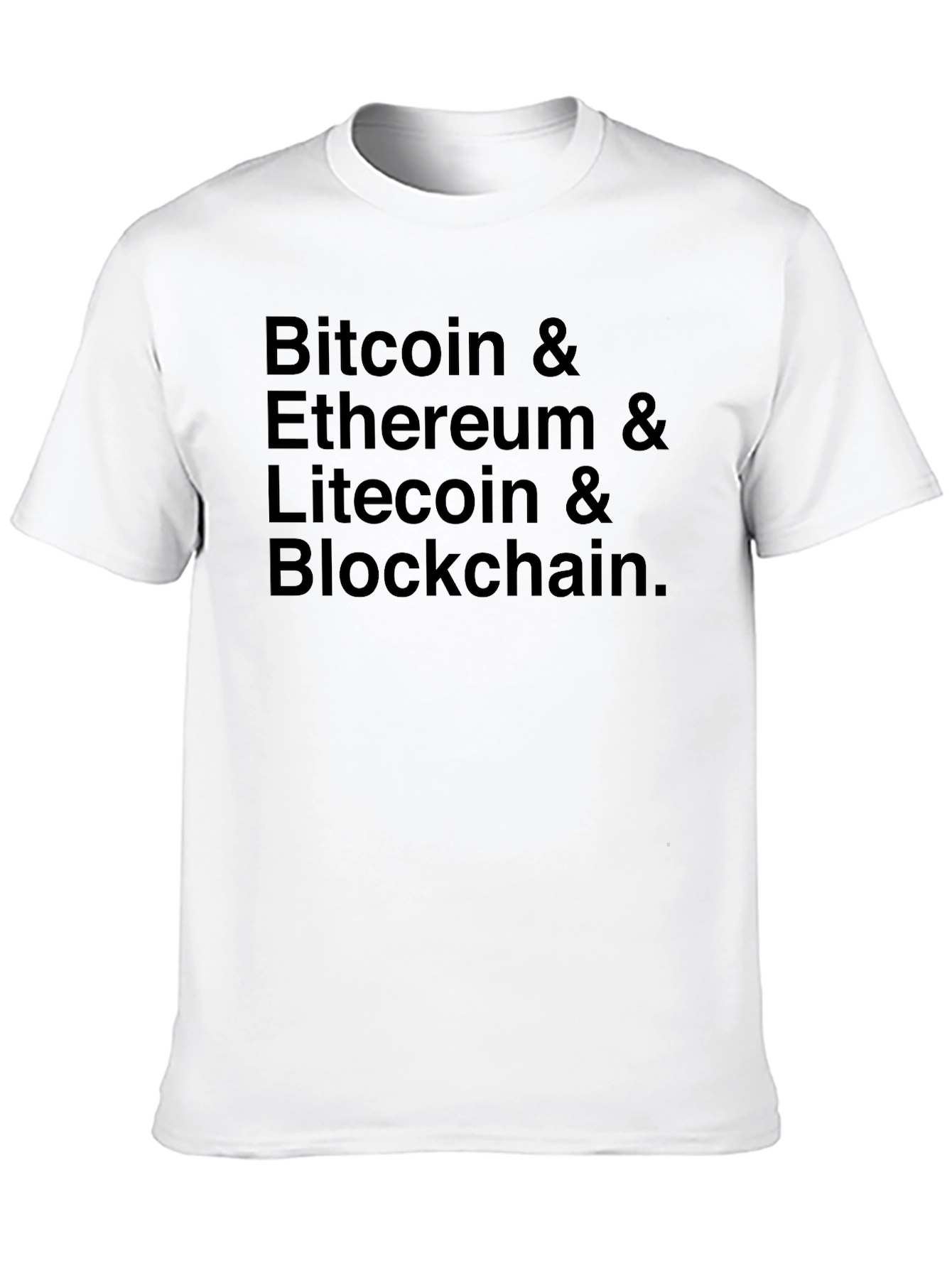 Crypto Enthusiast T-Shirt: Bitcoin Ethereum Litecoin Blockchain