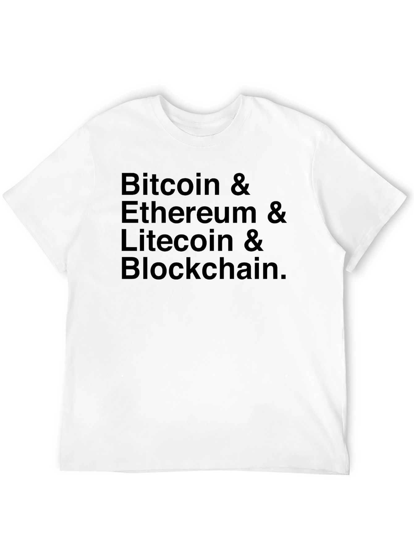 Crypto Enthusiast T-Shirt: Bitcoin Ethereum Litecoin Blockchain