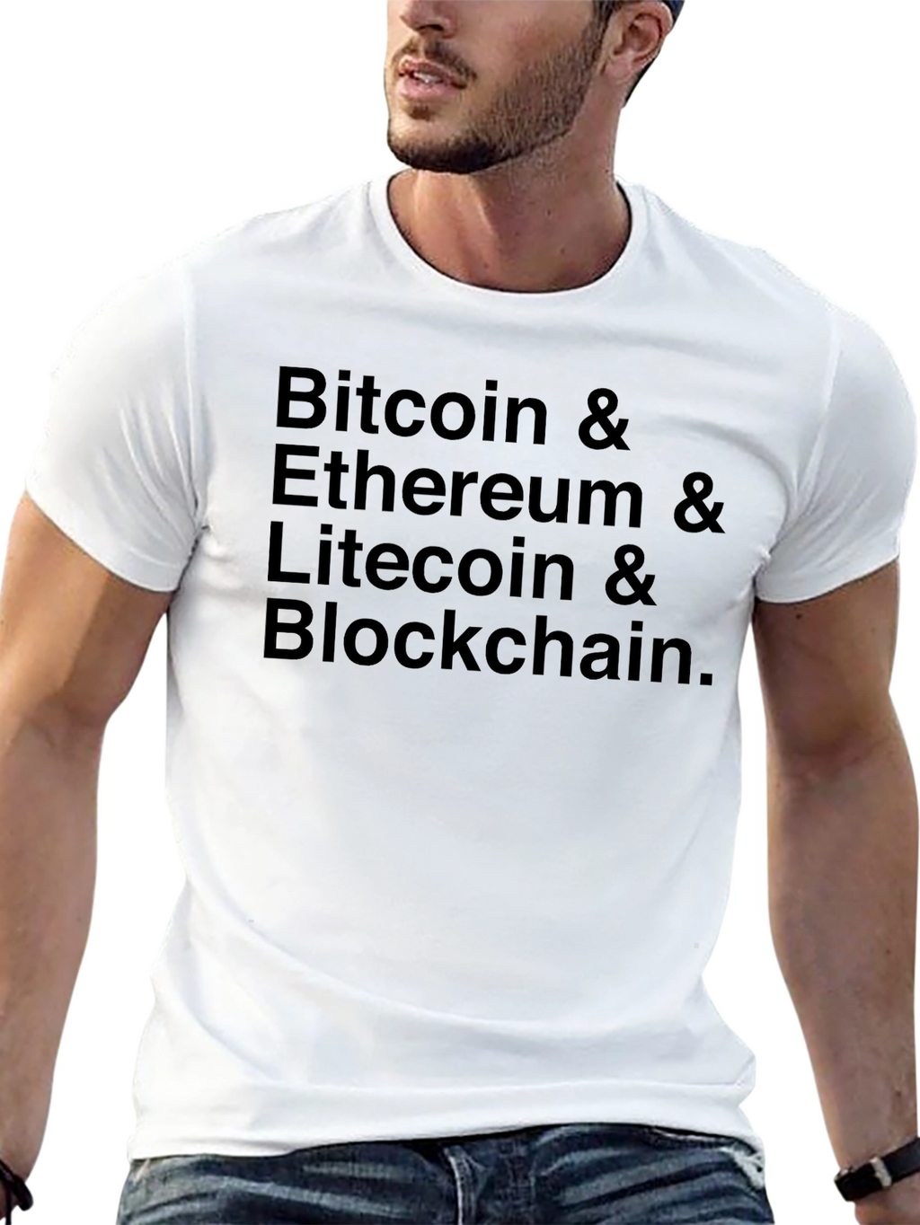 Crypto Enthusiast T-Shirt: Bitcoin Ethereum Litecoin Blockchain
