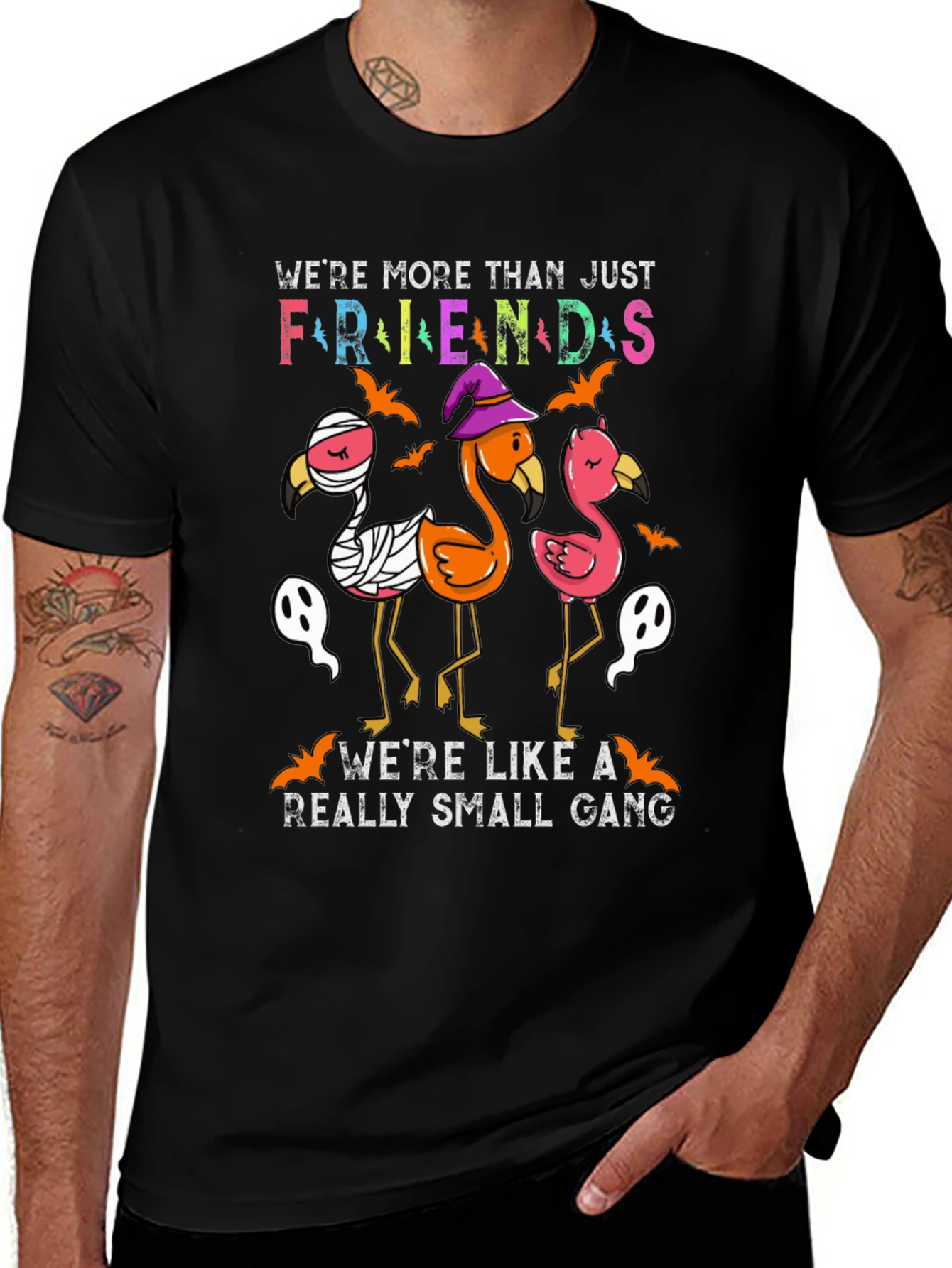 Halloween Flamingo T-Shirt - Friends Gang