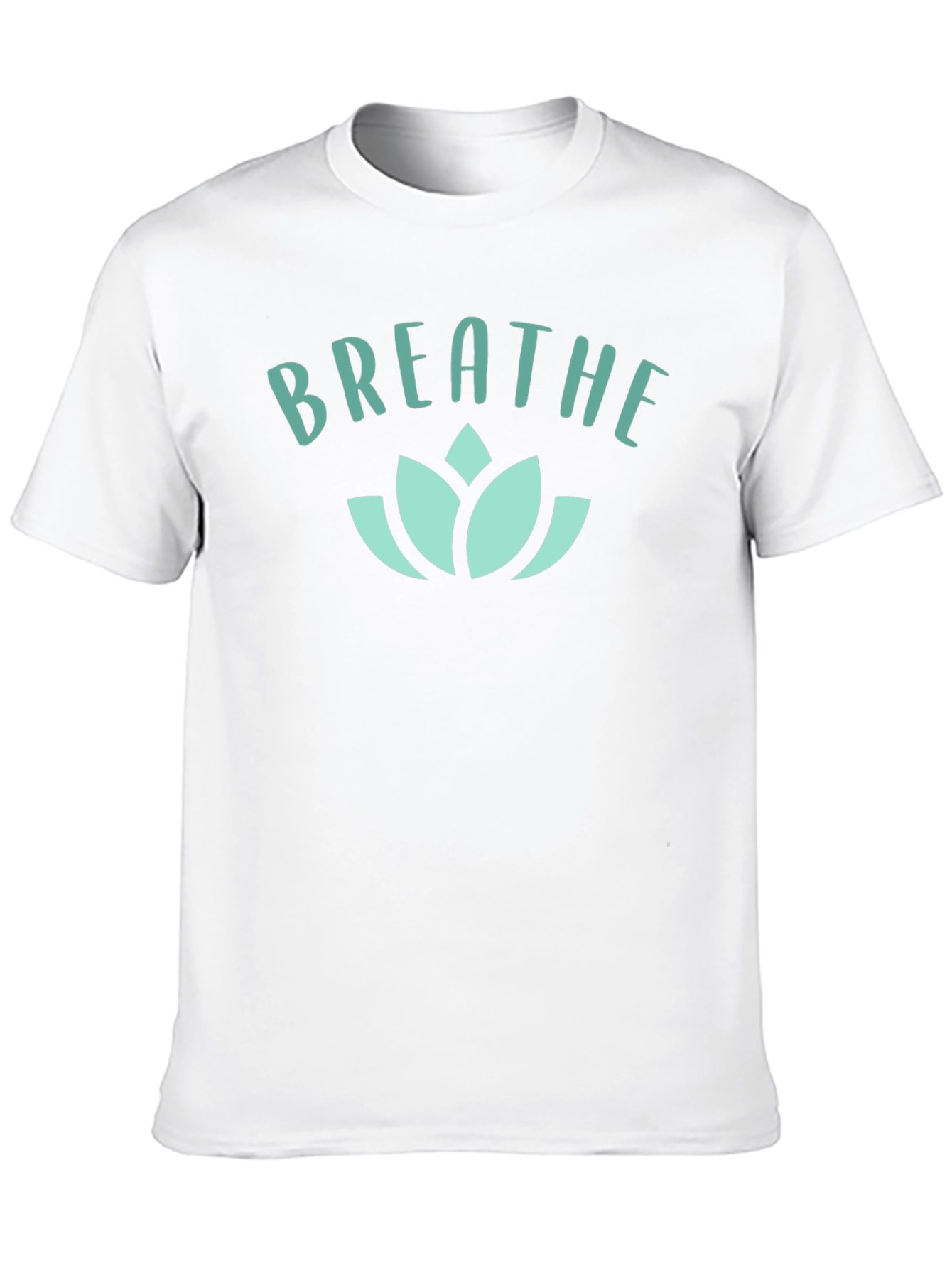 Breathe Lotus Graphic Tee - Relaxed Fit