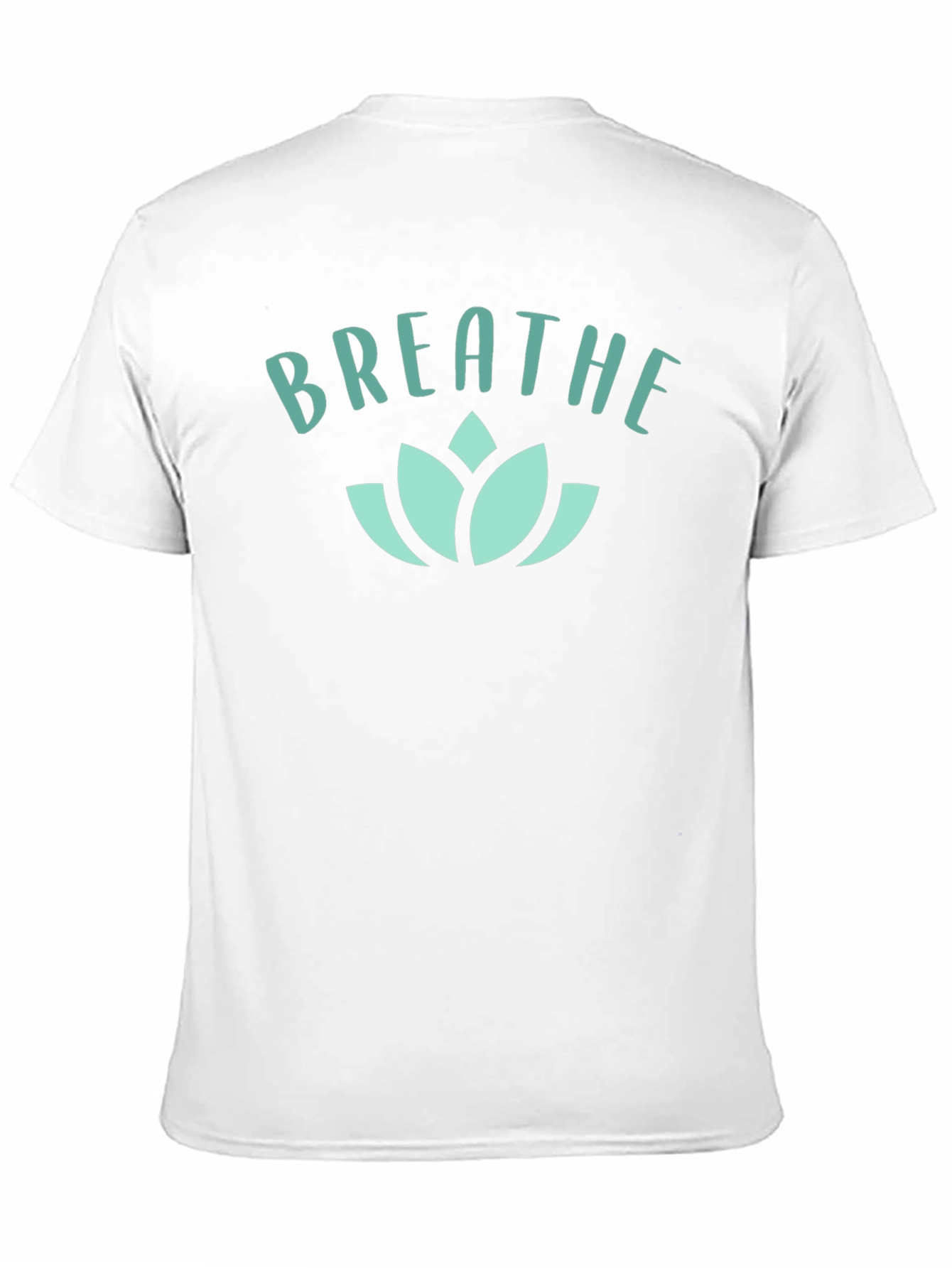 Breathe Lotus Graphic Tee - Relaxed Fit