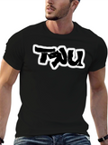 Graffiti Style Black T-Shirt