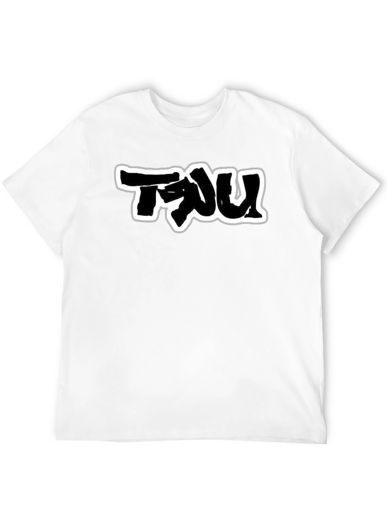 Graffiti Style Black T-Shirt
