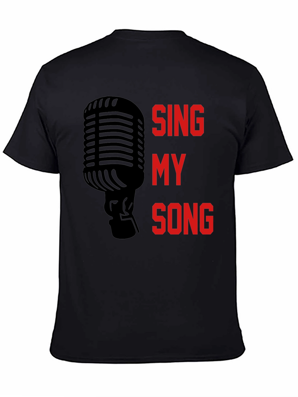 Sing My Song Graphic Tee - Black Unisex T-Shirt