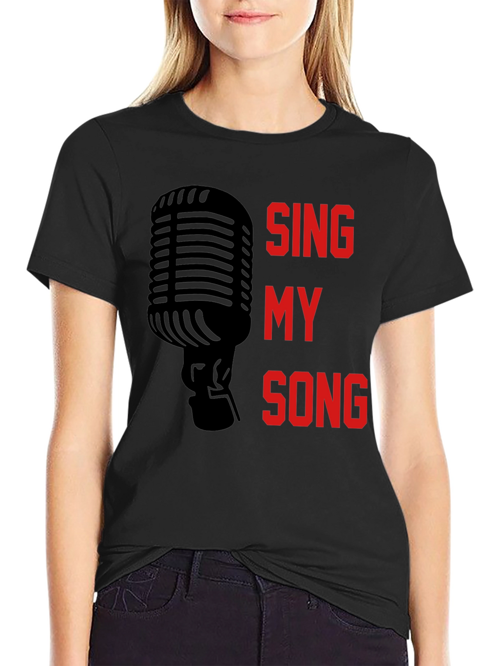 Sing My Song Graphic Tee - Black Unisex T-Shirt