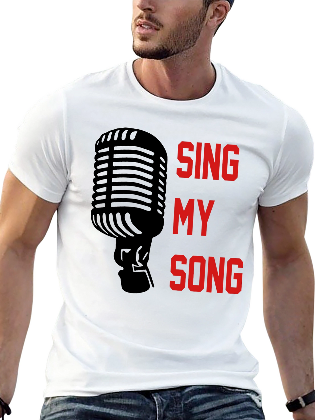 Sing My Song Graphic Tee - Black Unisex T-Shirt
