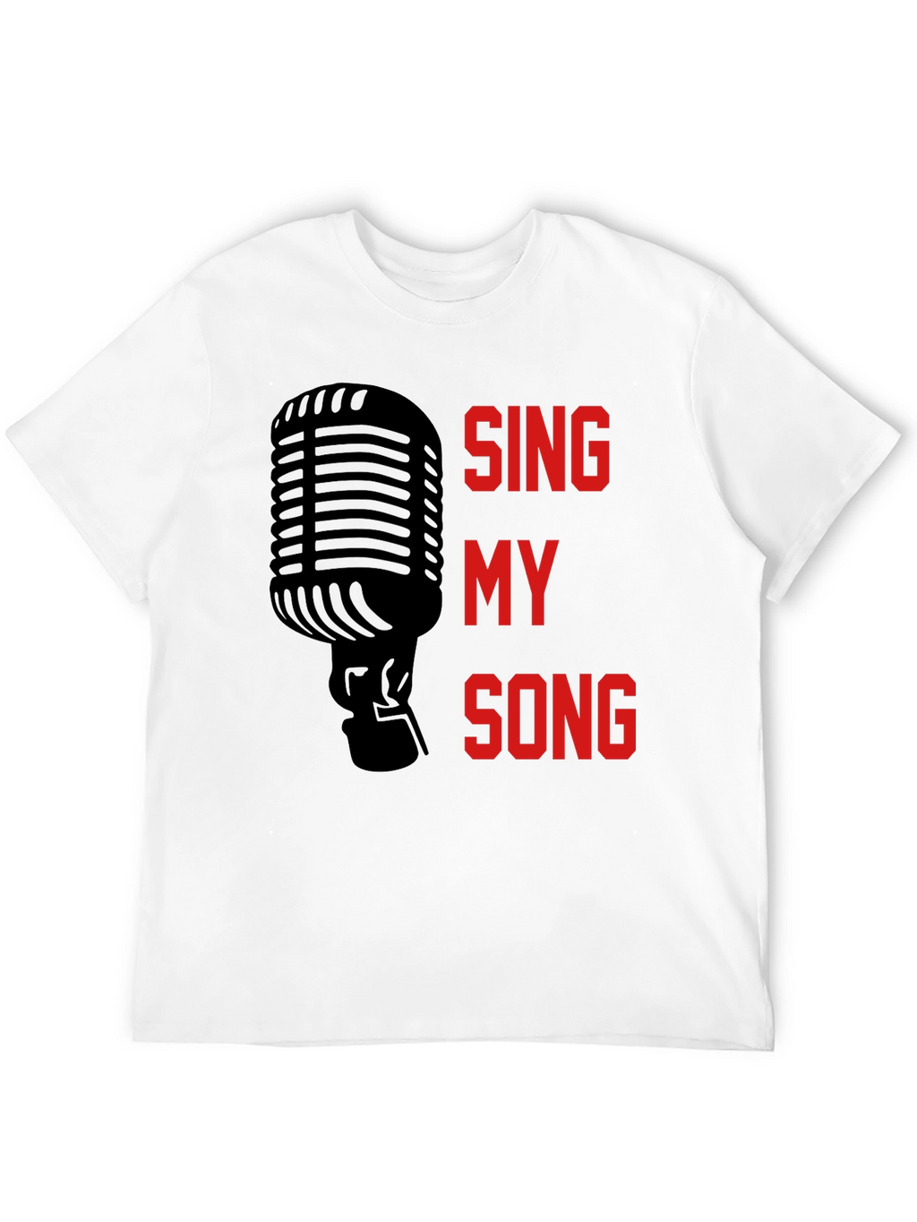 Sing My Song Graphic Tee - Black Unisex T-Shirt