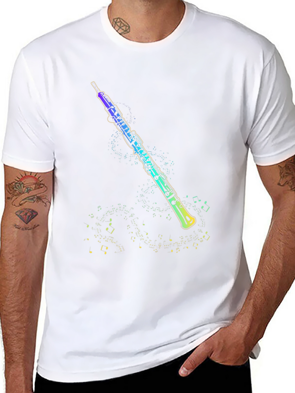 Rainbow Oboe Music T-Shirt