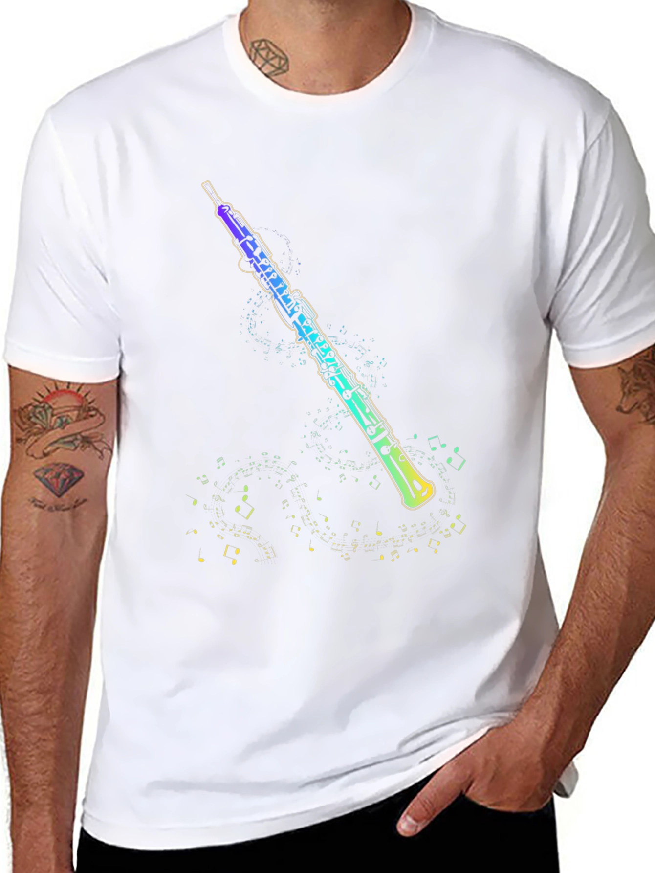 Rainbow Oboe Music T-Shirt