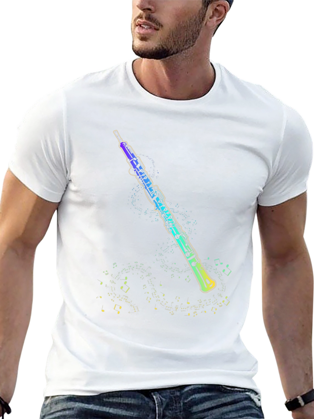 Rainbow Oboe Music T-Shirt