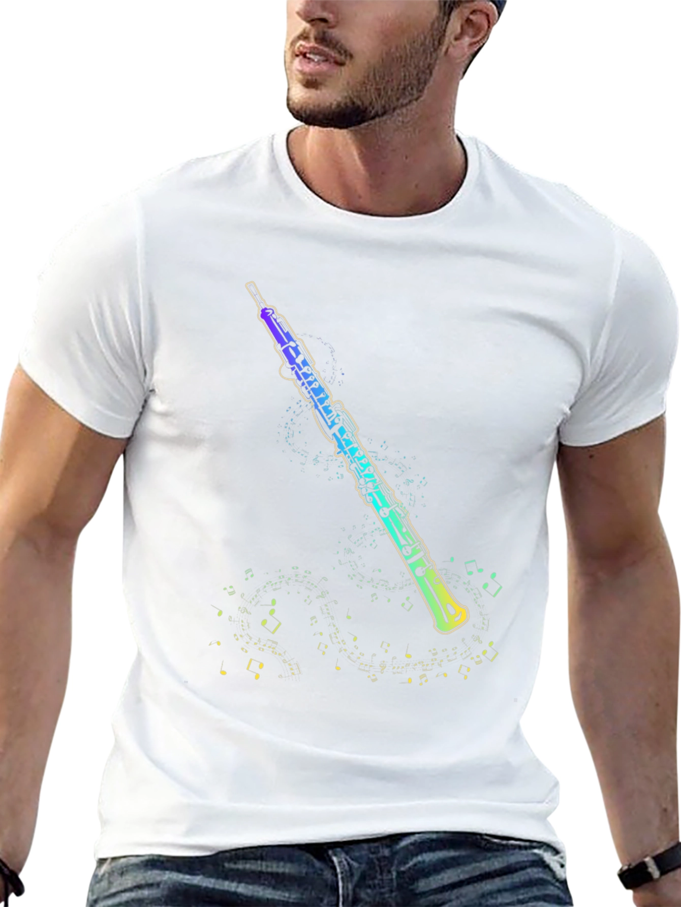 Rainbow Oboe Music T-Shirt