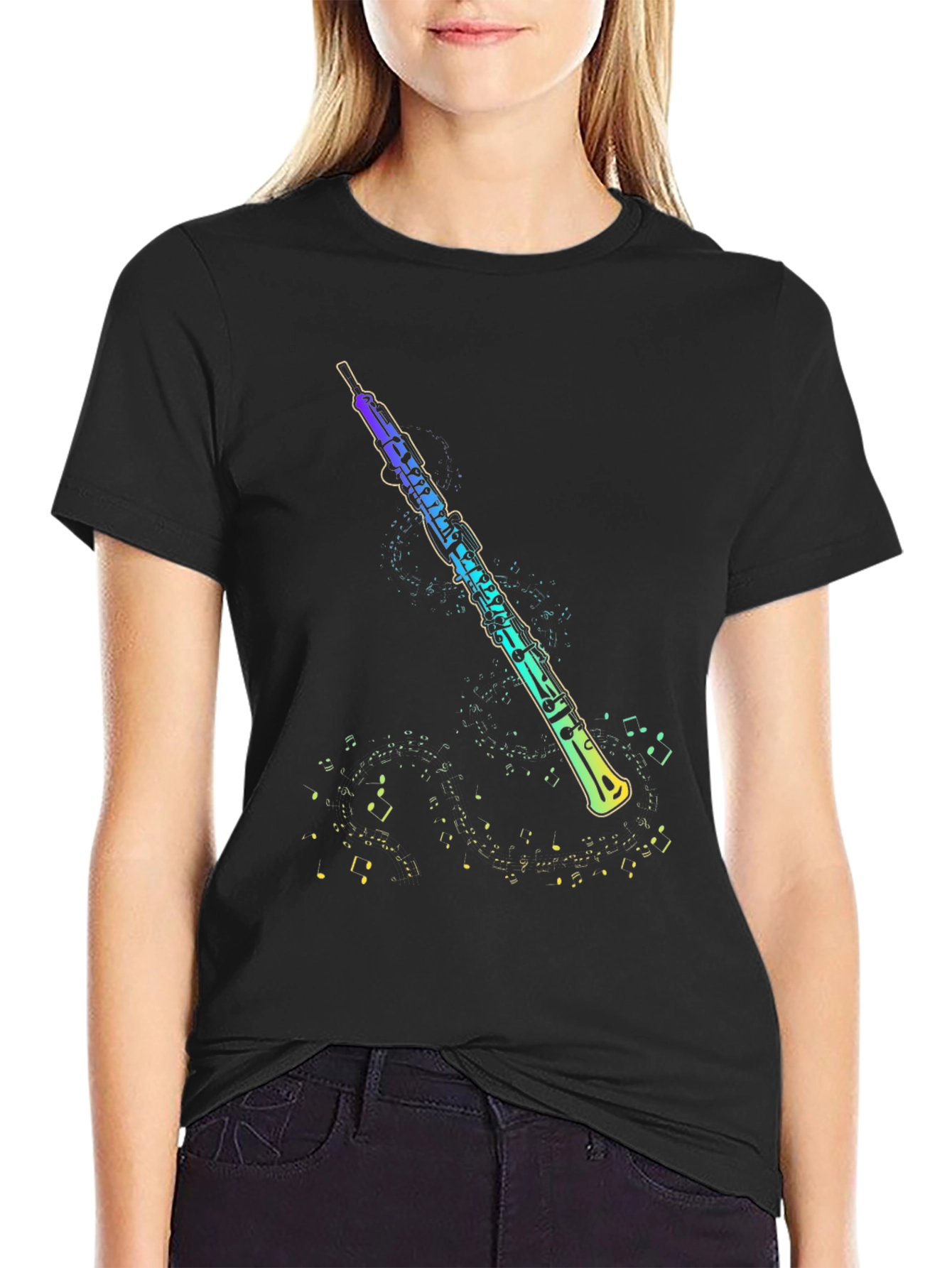 Rainbow Oboe Music T-Shirt