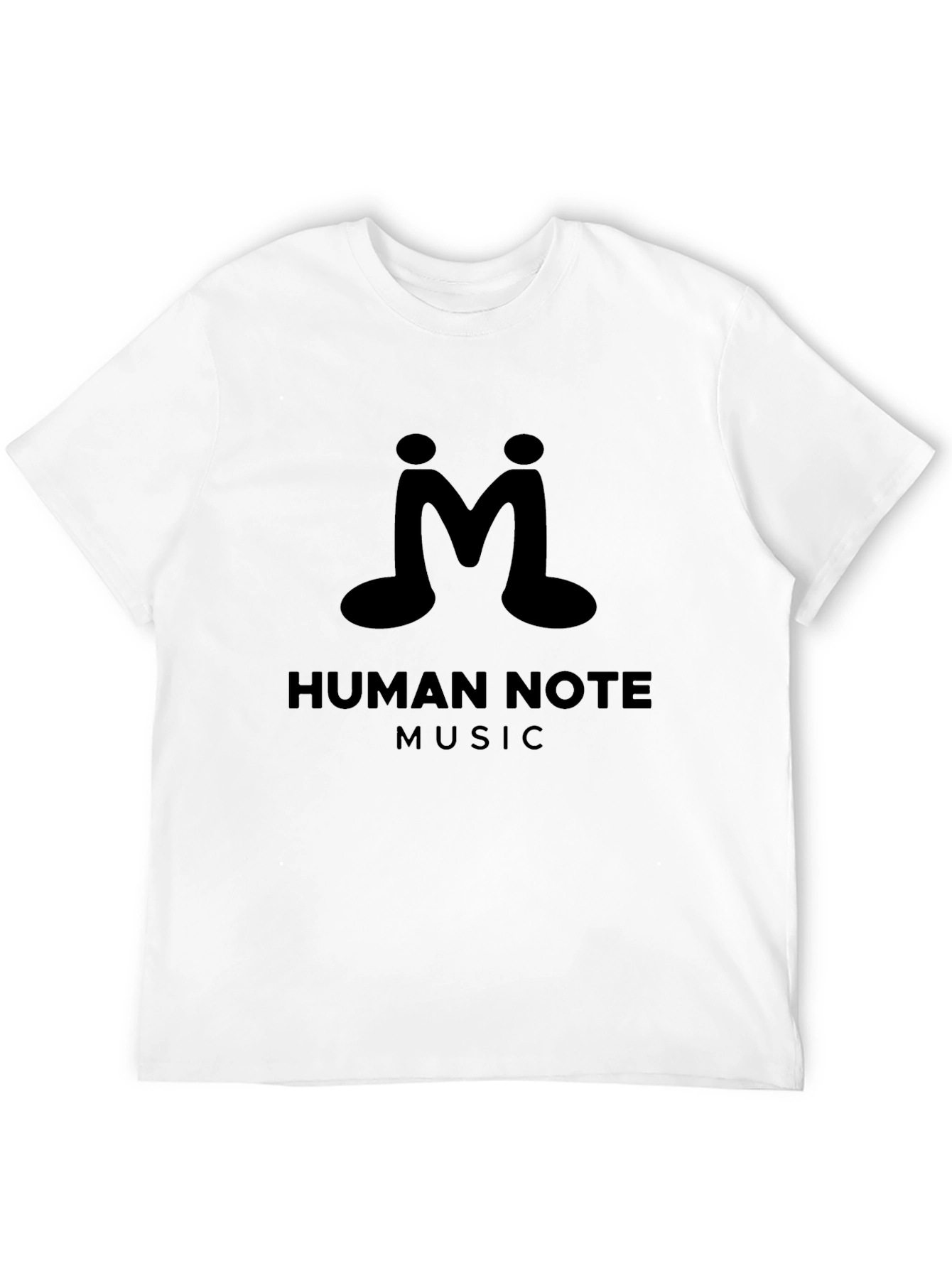 Human Note Music Black T-Shirt