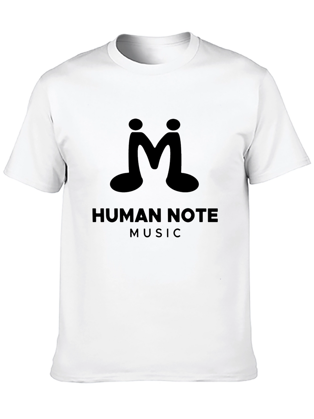 Human Note Music Black T-Shirt