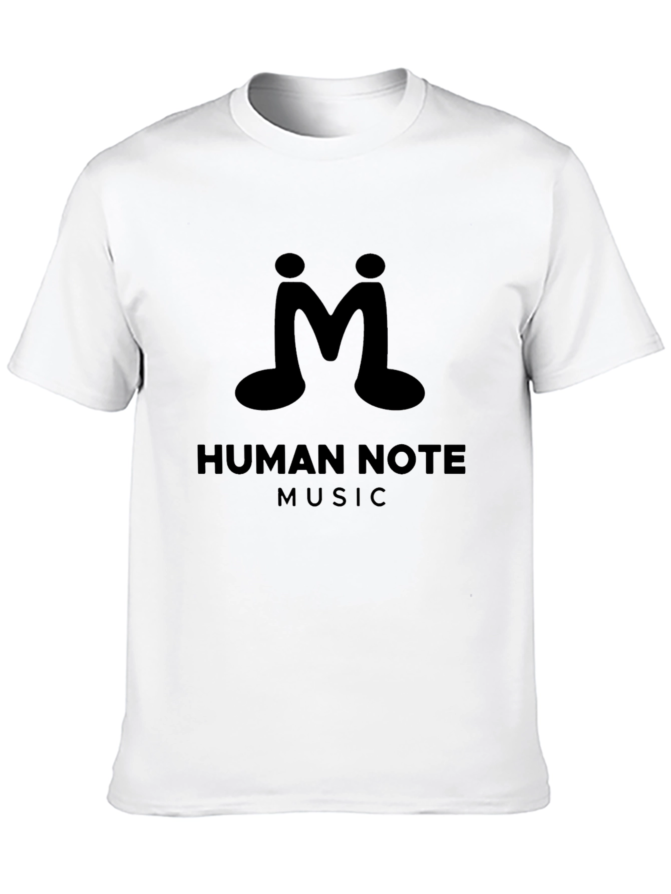 Human Note Music Black T-Shirt