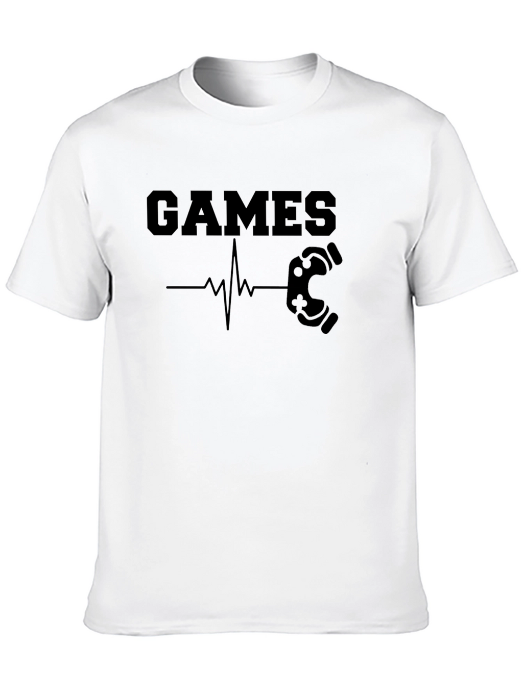Games Heartbeat T-Shirt - Gamer Style