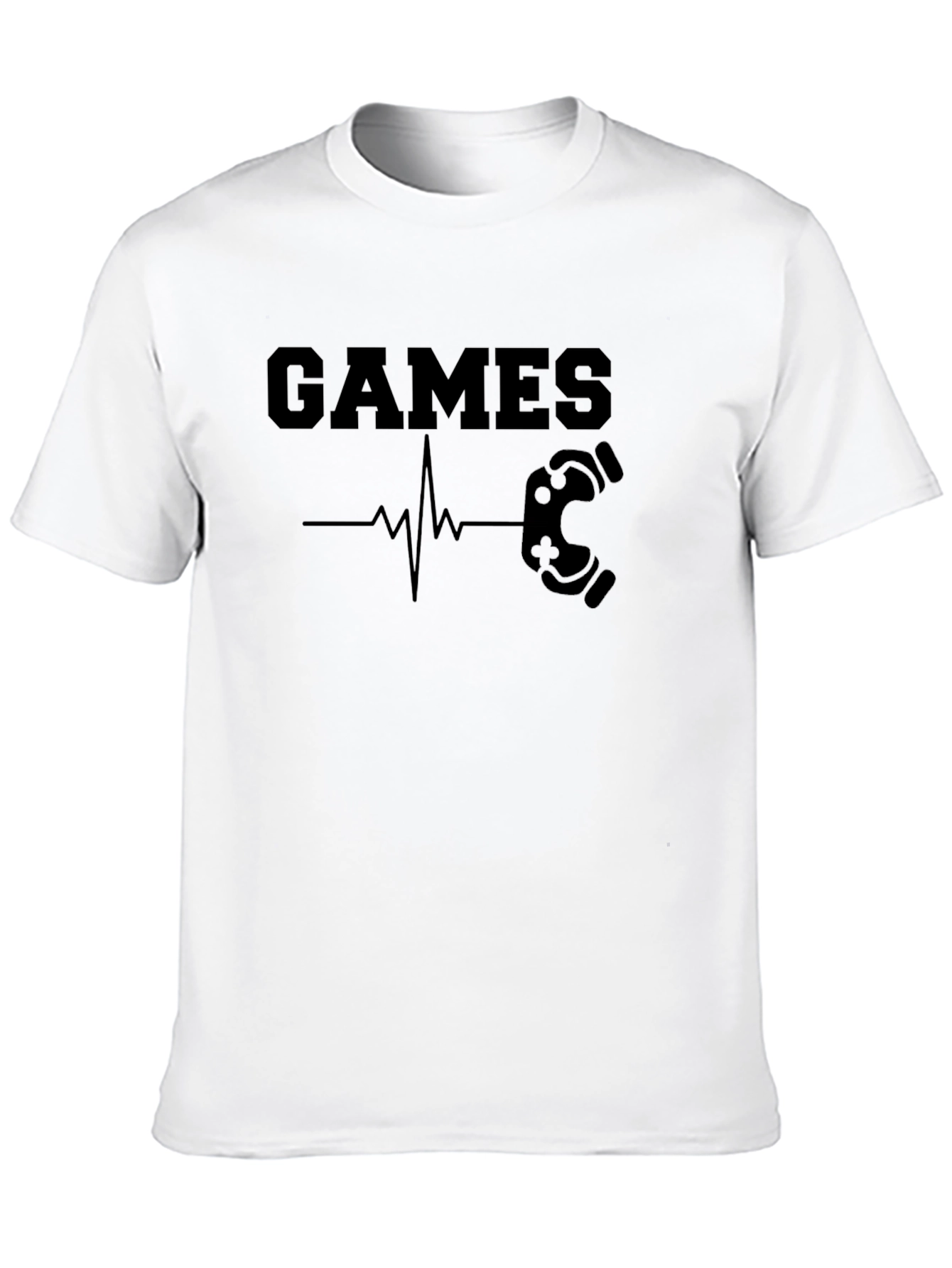 Games Heartbeat T-Shirt - Gamer Style