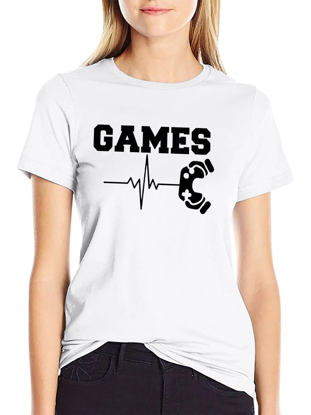 Games Heartbeat T-Shirt - Gamer Style
