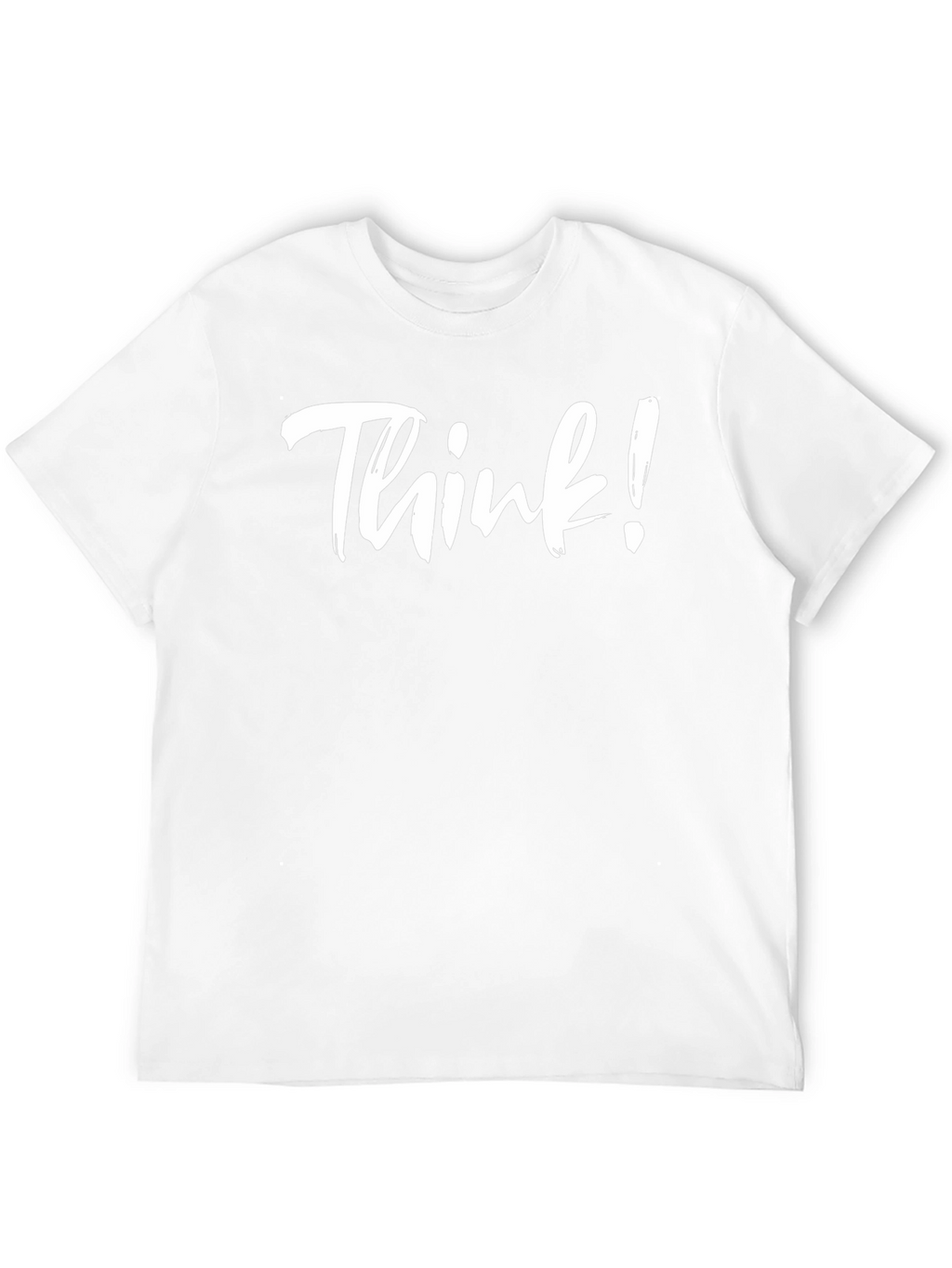 Think! Graphic Print Mens Black T-Shirt