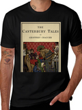Canterbury Tales T-Shirt - Chaucer Book Cover Design
