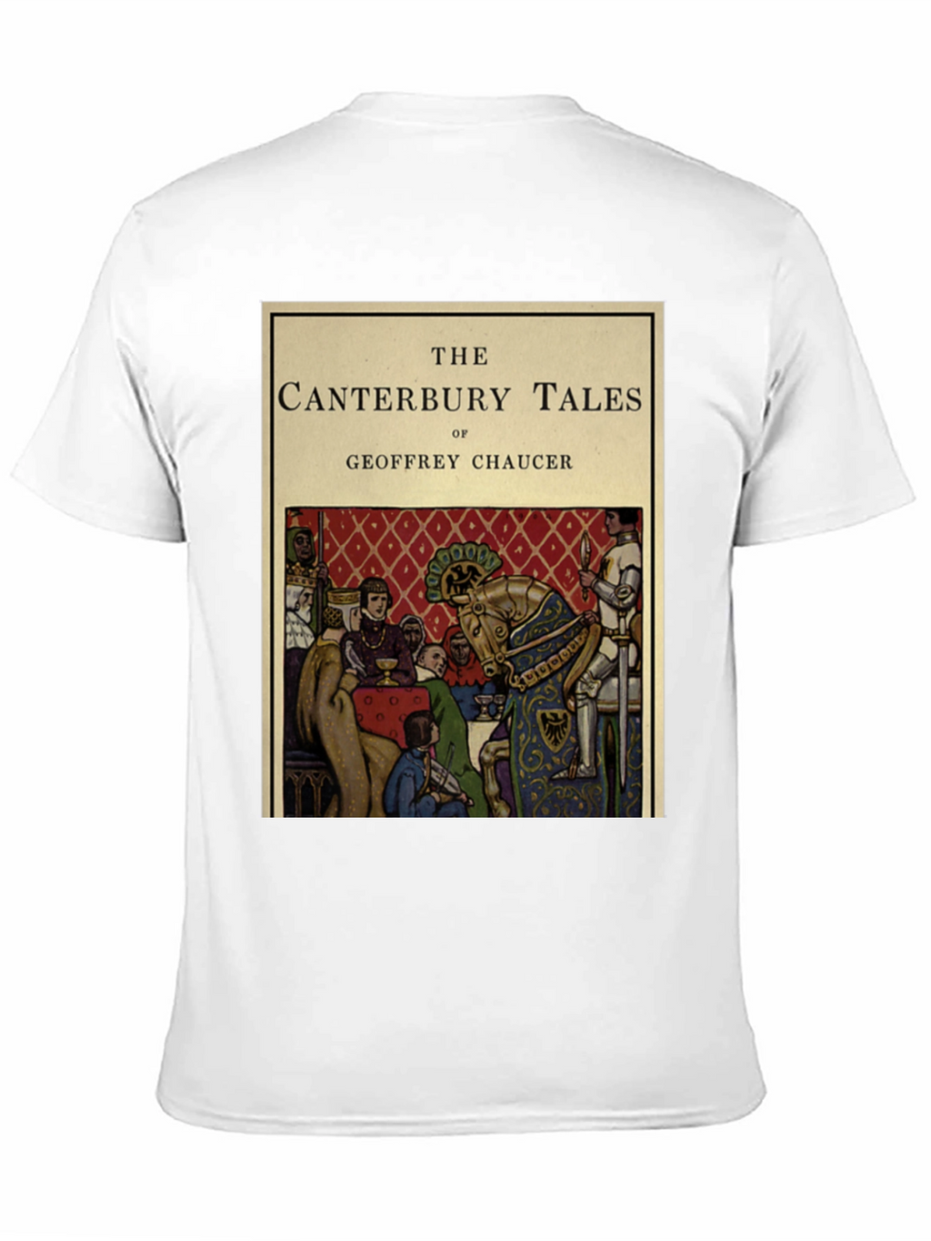 Canterbury Tales T-Shirt - Chaucer Book Cover Design