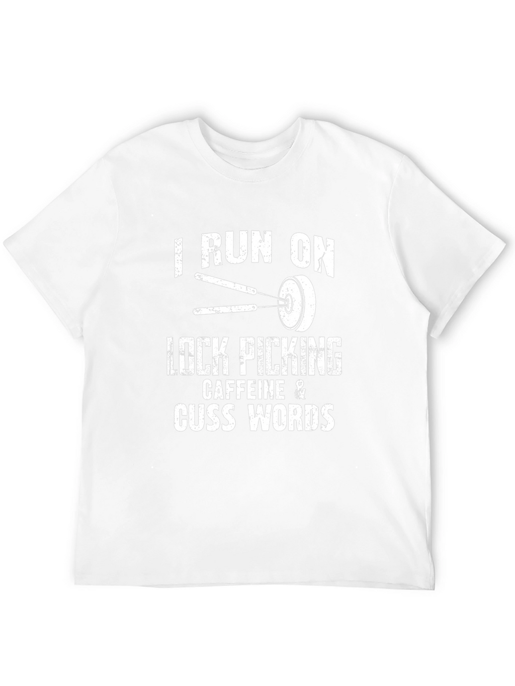 Lock Picking Caffeine Cuss Words T-Shirt