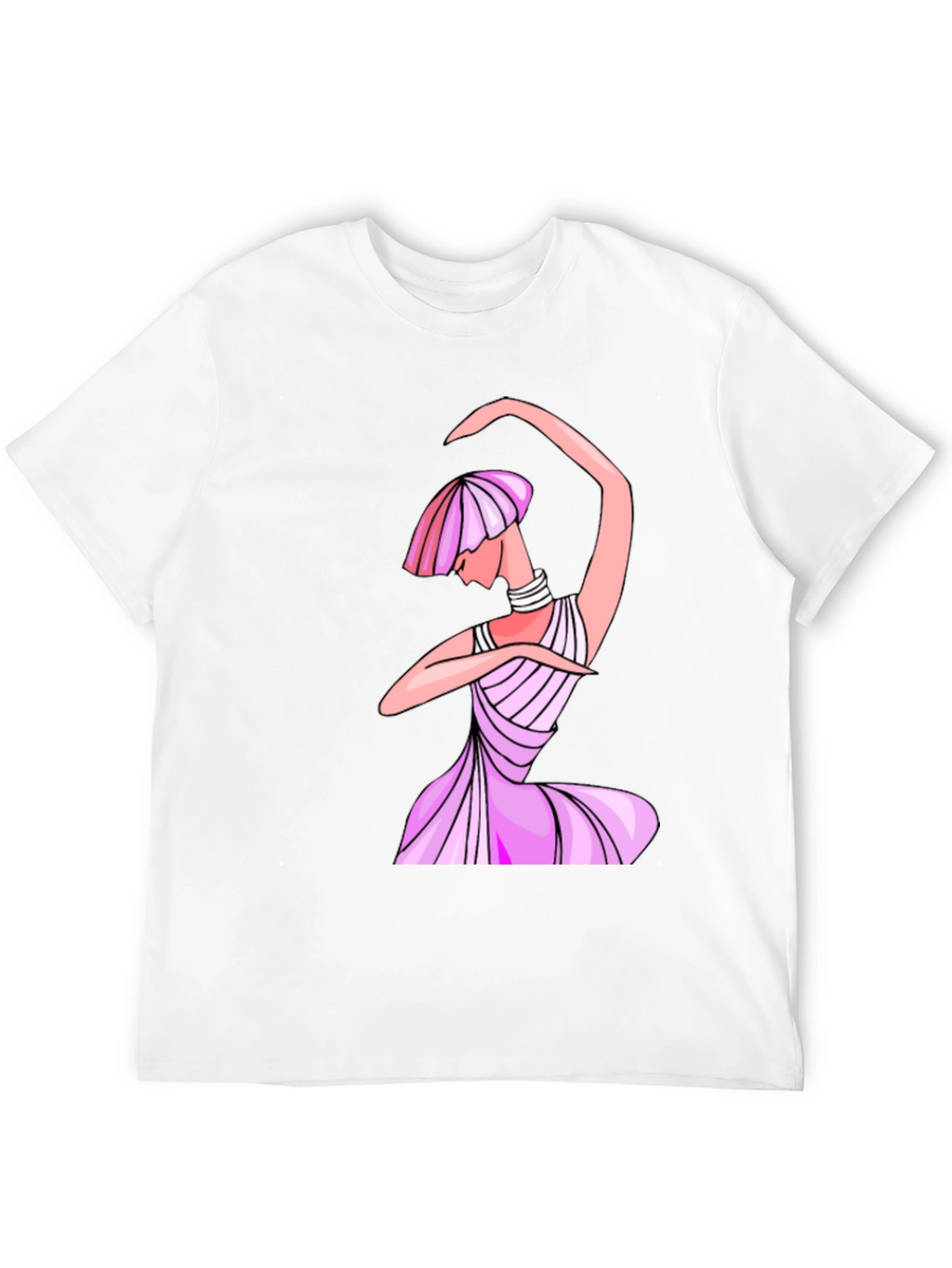 Unique Woman Graphic Black T-Shirt