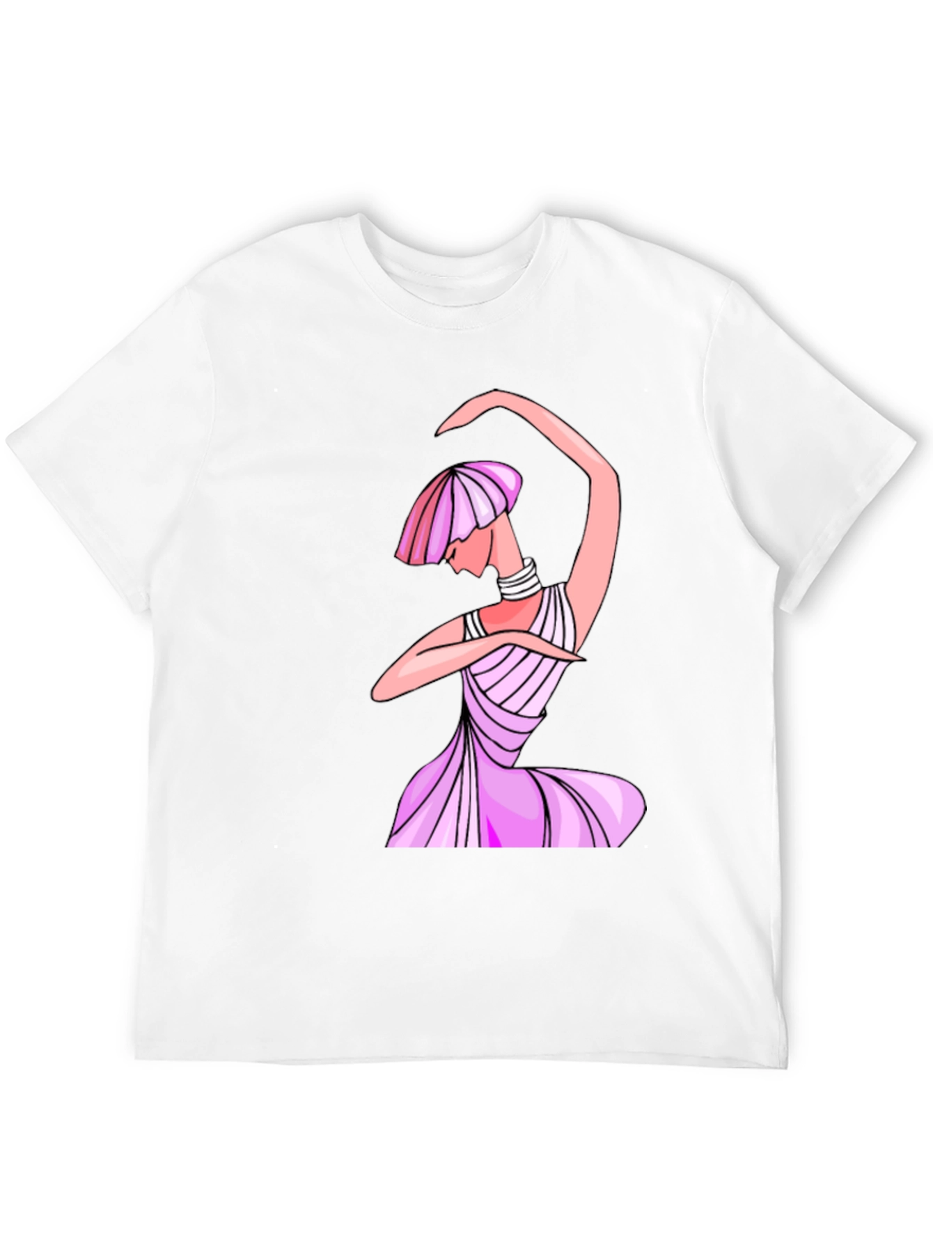 Unique Woman Graphic Black T-Shirt
