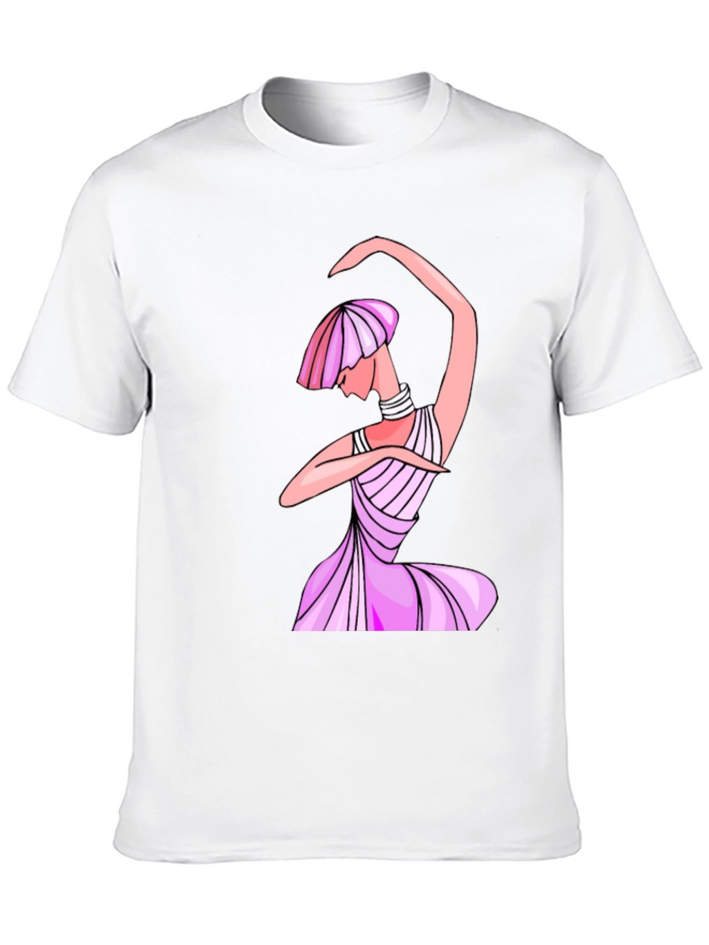 Unique Woman Graphic Black T-Shirt