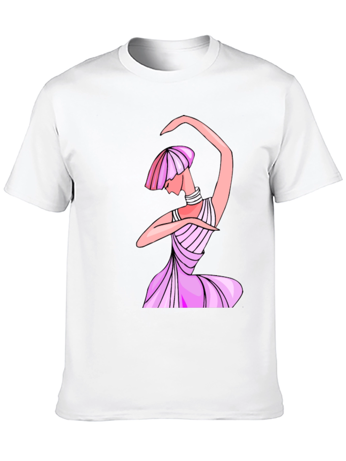 Unique Woman Graphic Black T-Shirt
