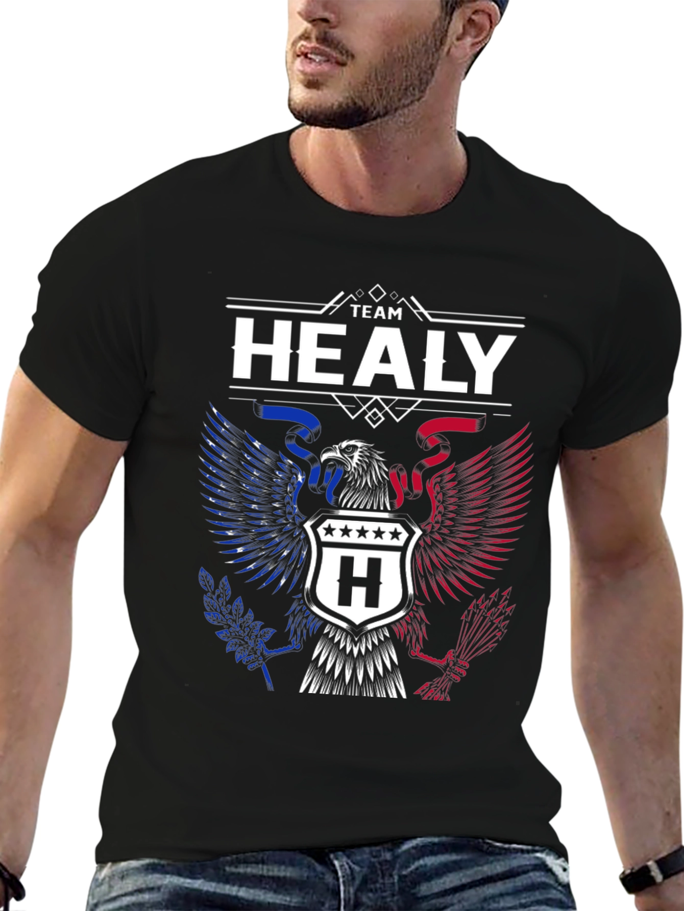 Team Healy Eagle Patriotic T-Shirt