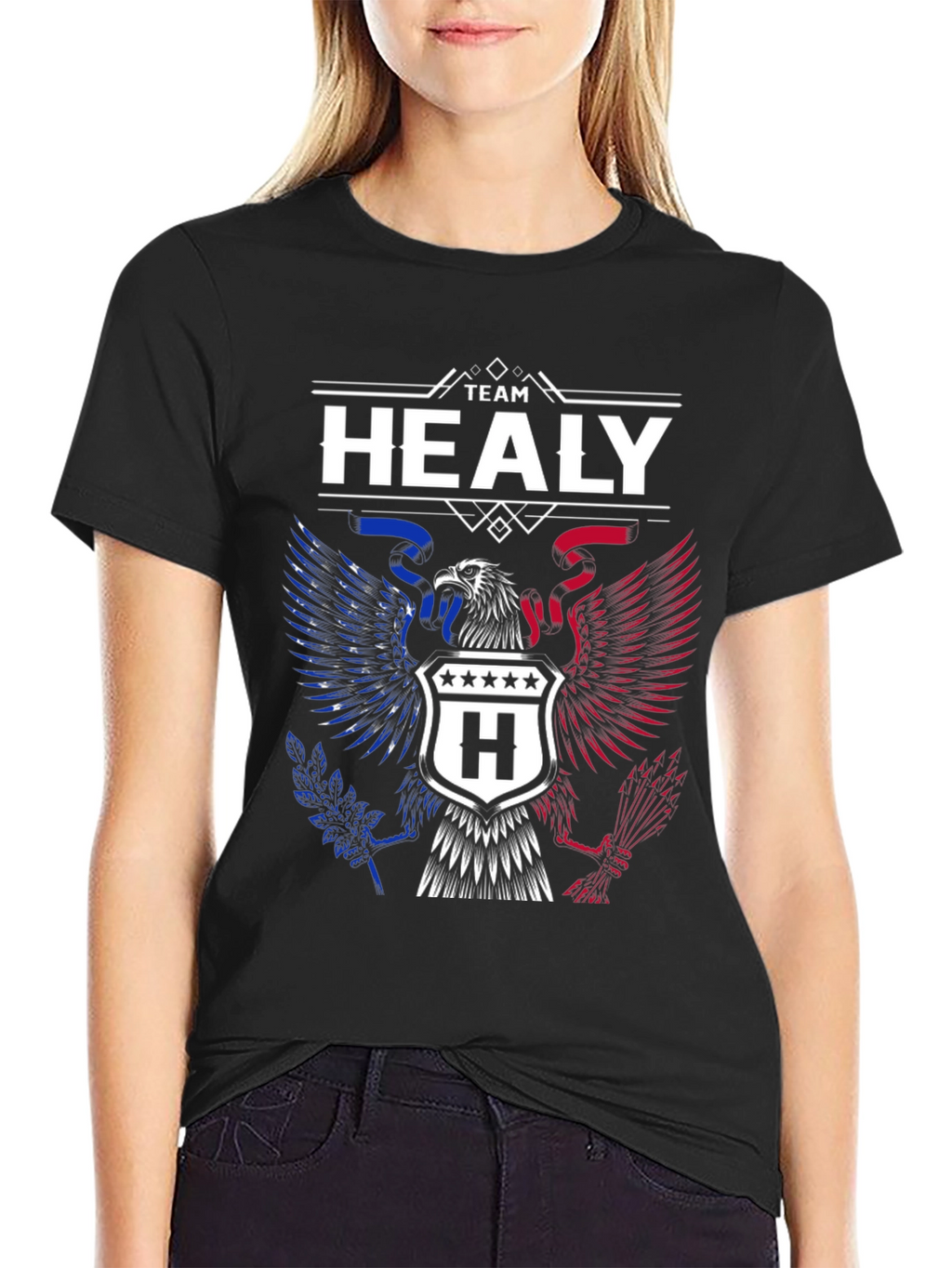 Team Healy Eagle Patriotic T-Shirt