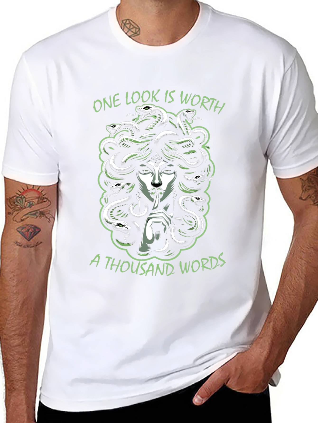 Medusa Graphic Tee - One Look T-Shirt