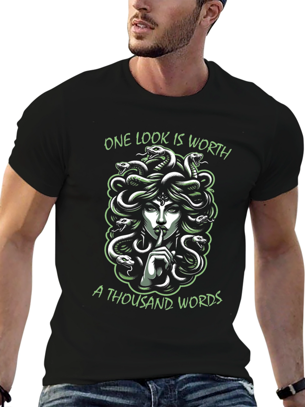 Medusa Graphic Tee - One Look T-Shirt