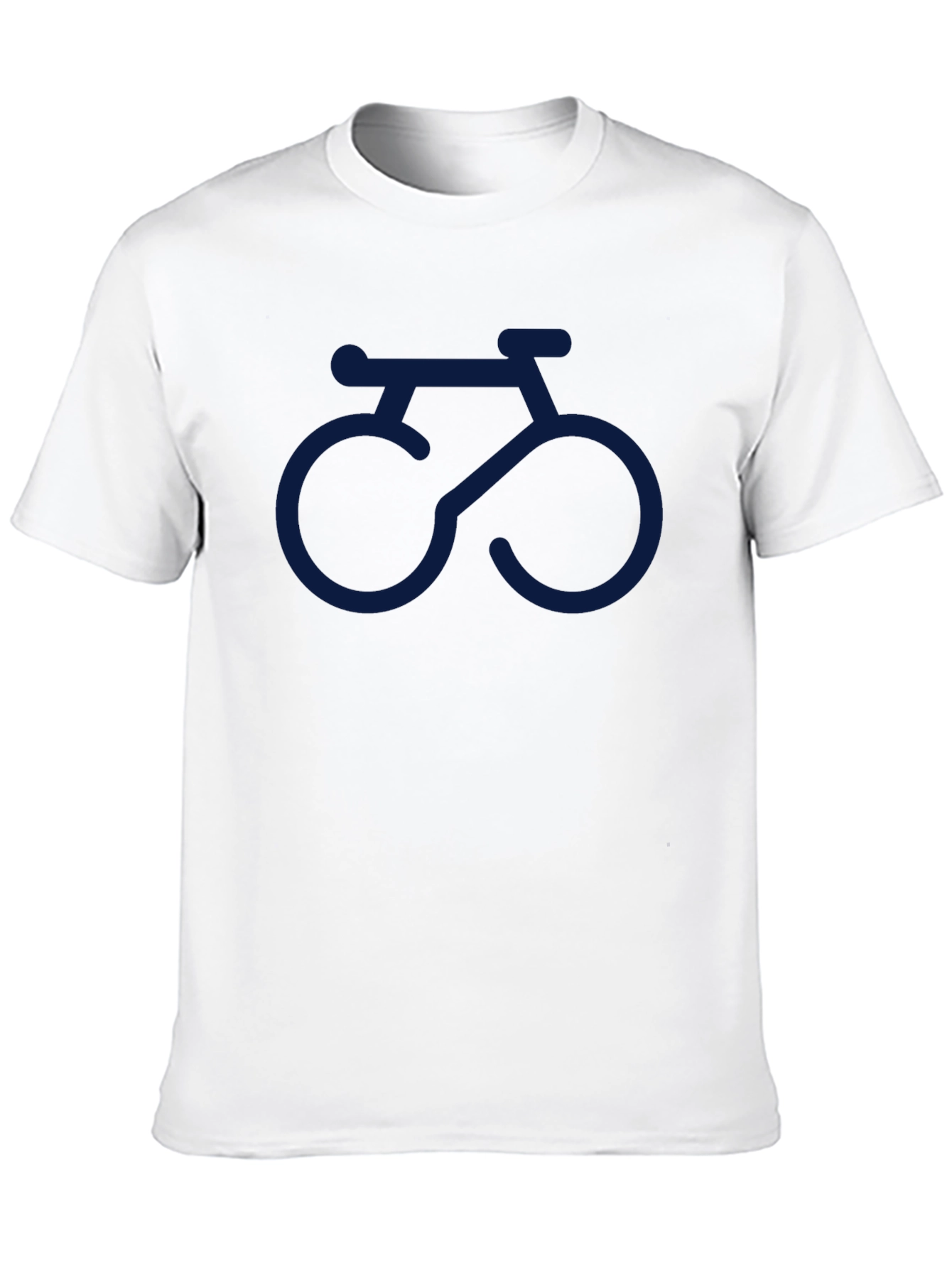 Bike Graphic Tee - Black Cotton Casual T-Shirt