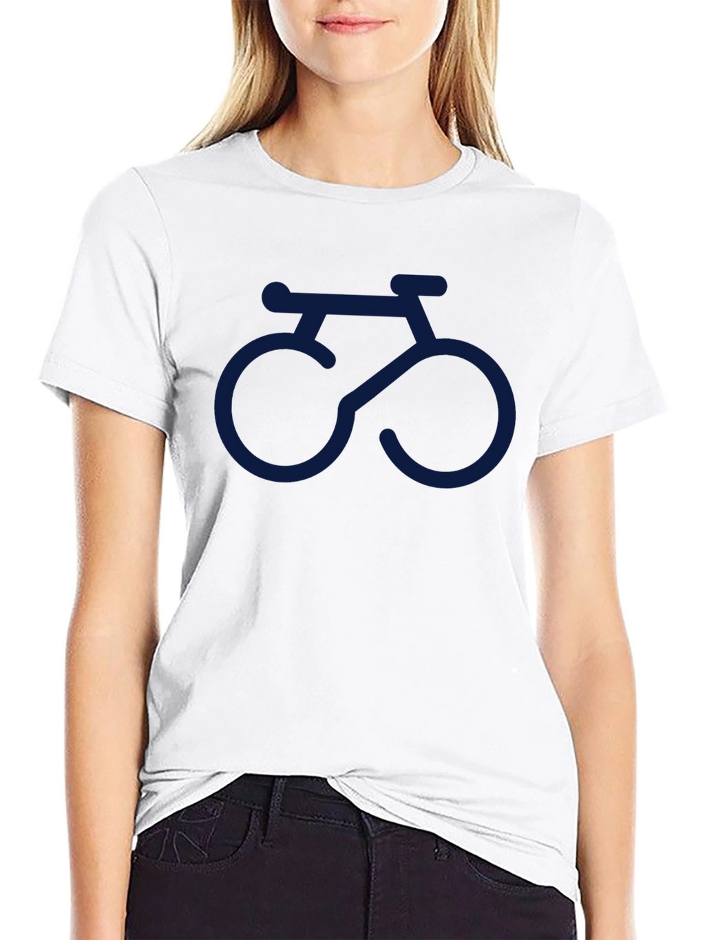 Bike Graphic Tee - Black Cotton Casual T-Shirt