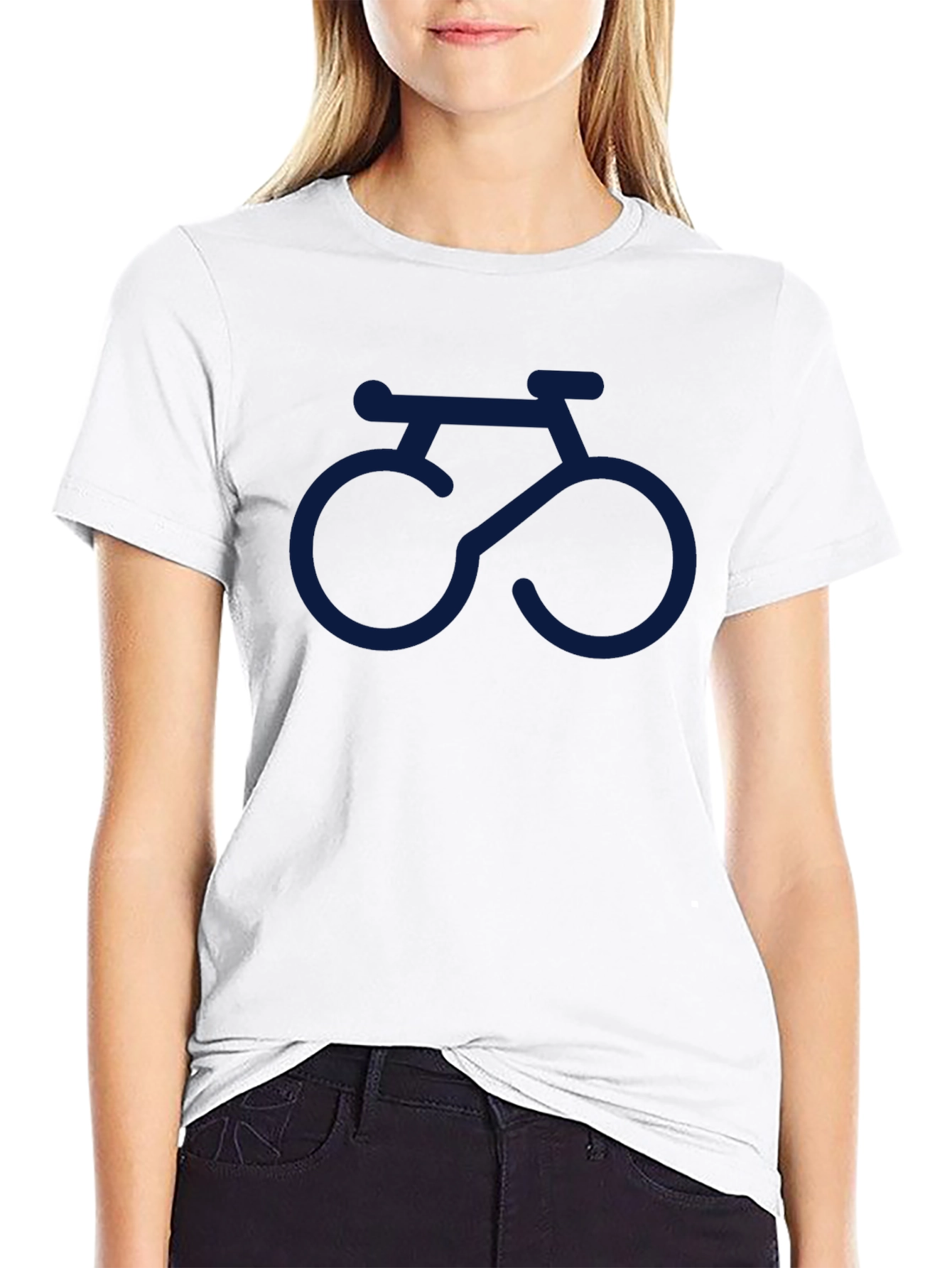 Bike Graphic Tee - Black Cotton Casual T-Shirt
